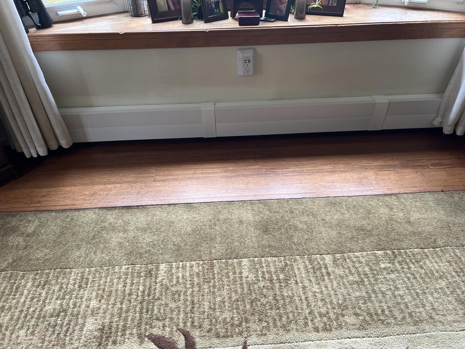 4FT Baseboard Heater Cover for Baseboard Heating | with Left and Right Endcaps, Baseboard Radiator Covers for Replacing Old and Rusty Looking Electric Baseboard Heater Covers customer photo 1
