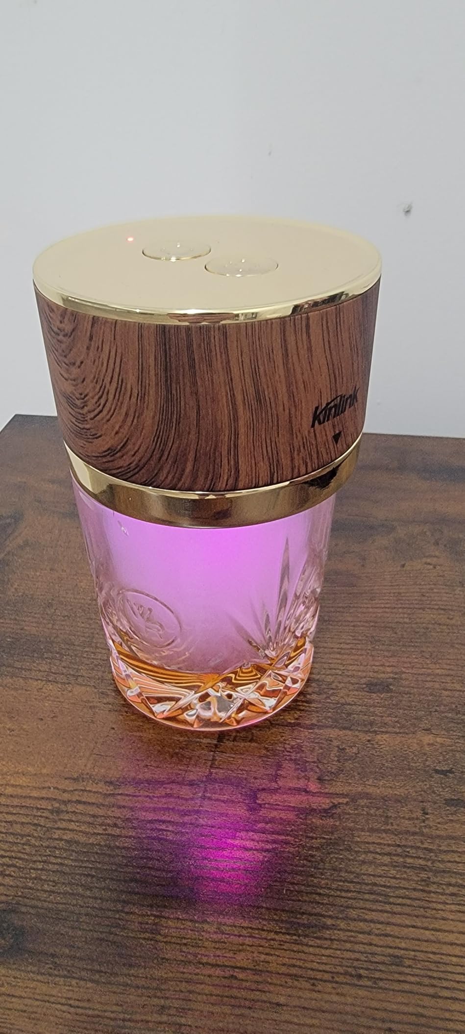 Electric Whiskey Smoker Kit - 7 LED Light, 6 Flavors Wood Chips, Gold Magnetic Old Fashioned Smoker Kit, Cocktail Whiskey Drink Smoke Bar Set, Gifts for Men Boyfriend Husband customer photo 2