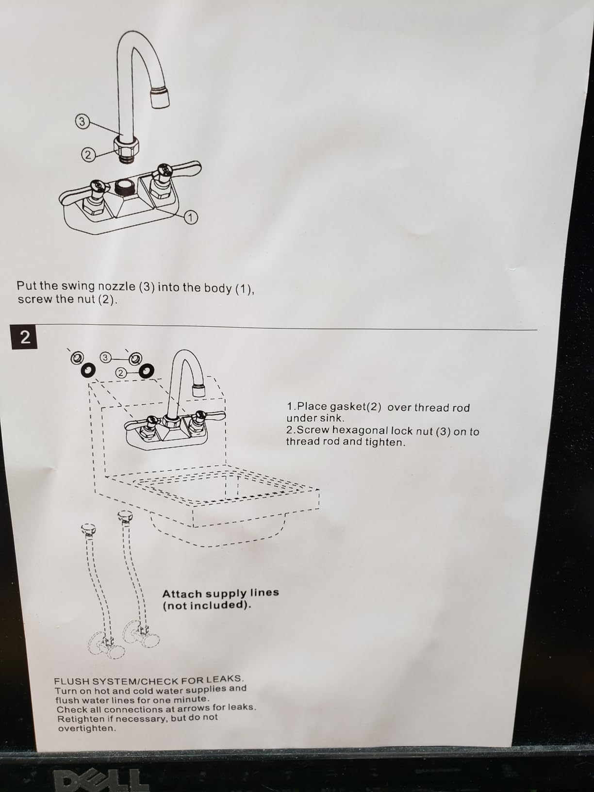 Commercial Hand Sink Faucet: 4