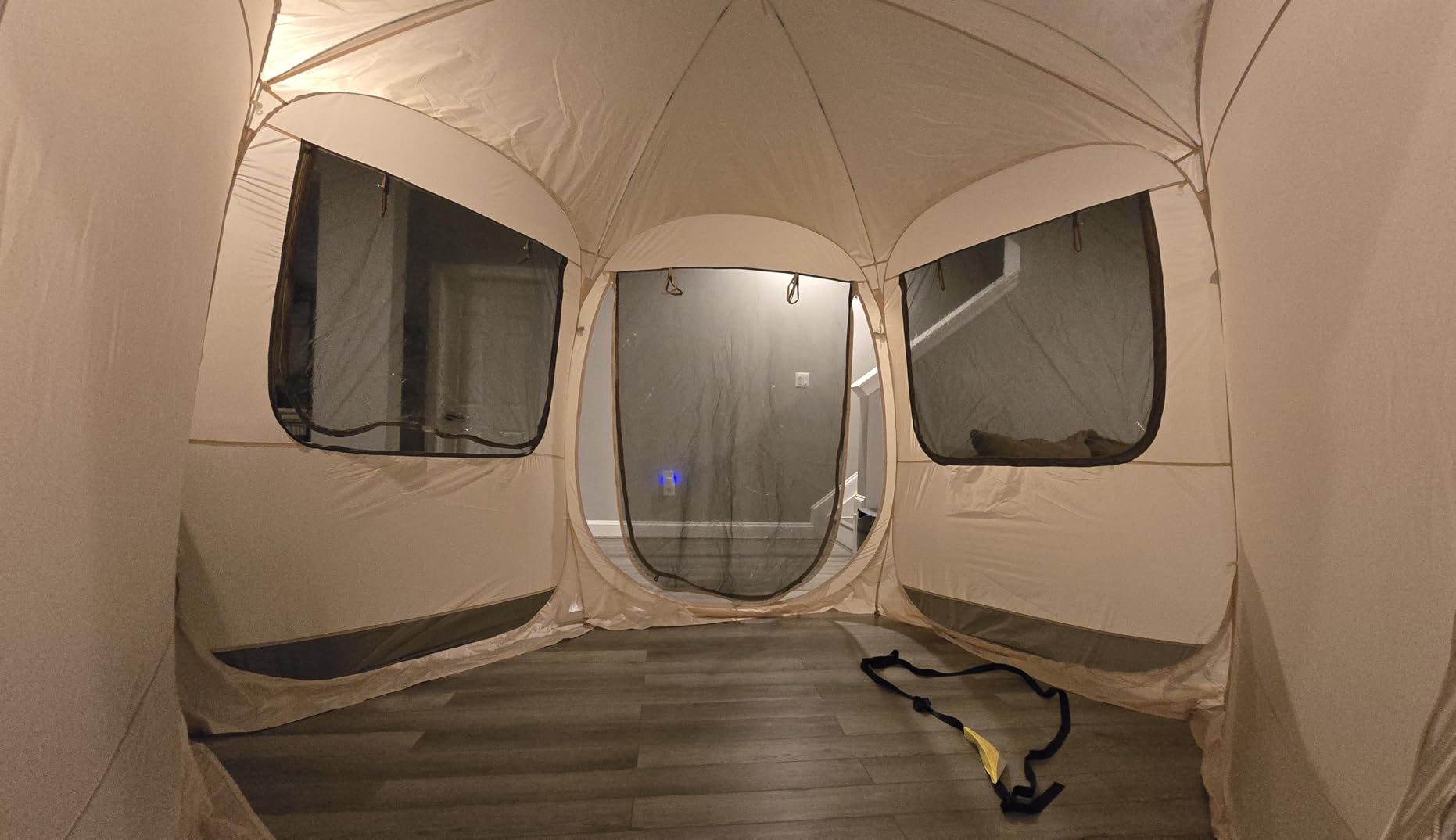 Alvantor Pop Up Screen House, 4 in 1 Outdoor Camping Tent, 7'x7' Screen Room with Mosquito Netting, SUV Tent with Carry Bag, Instant UV Resistant Sun Shelter for Garden, Patio, Backyard customer photo 1