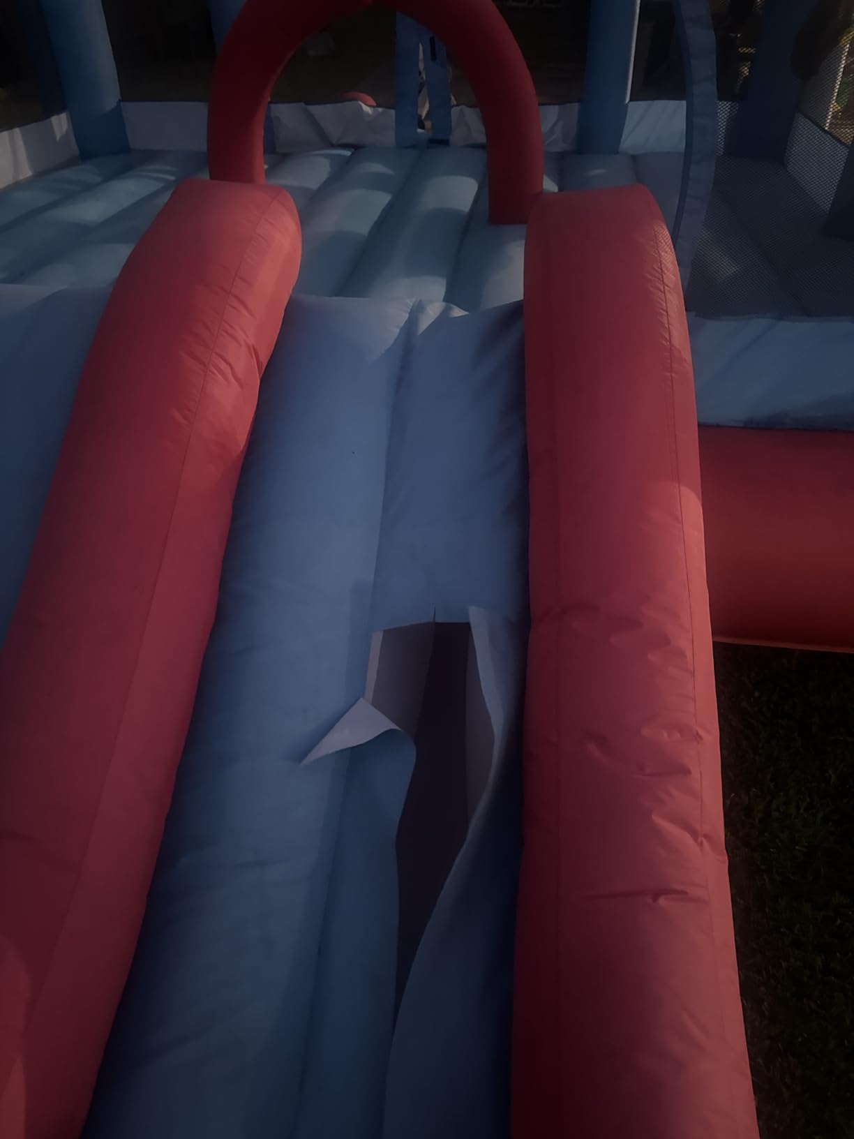Big Inflatable Bounce House, Jumping Bouncy Castle for Kids, 18.7ft x 13ft, Outdoor Bouncer with Double Slide, Double Basketball Hoop, Fun Central Obstacle, Throw Ball Game, Reinforced Oxford Bounce Floor customer photo 1