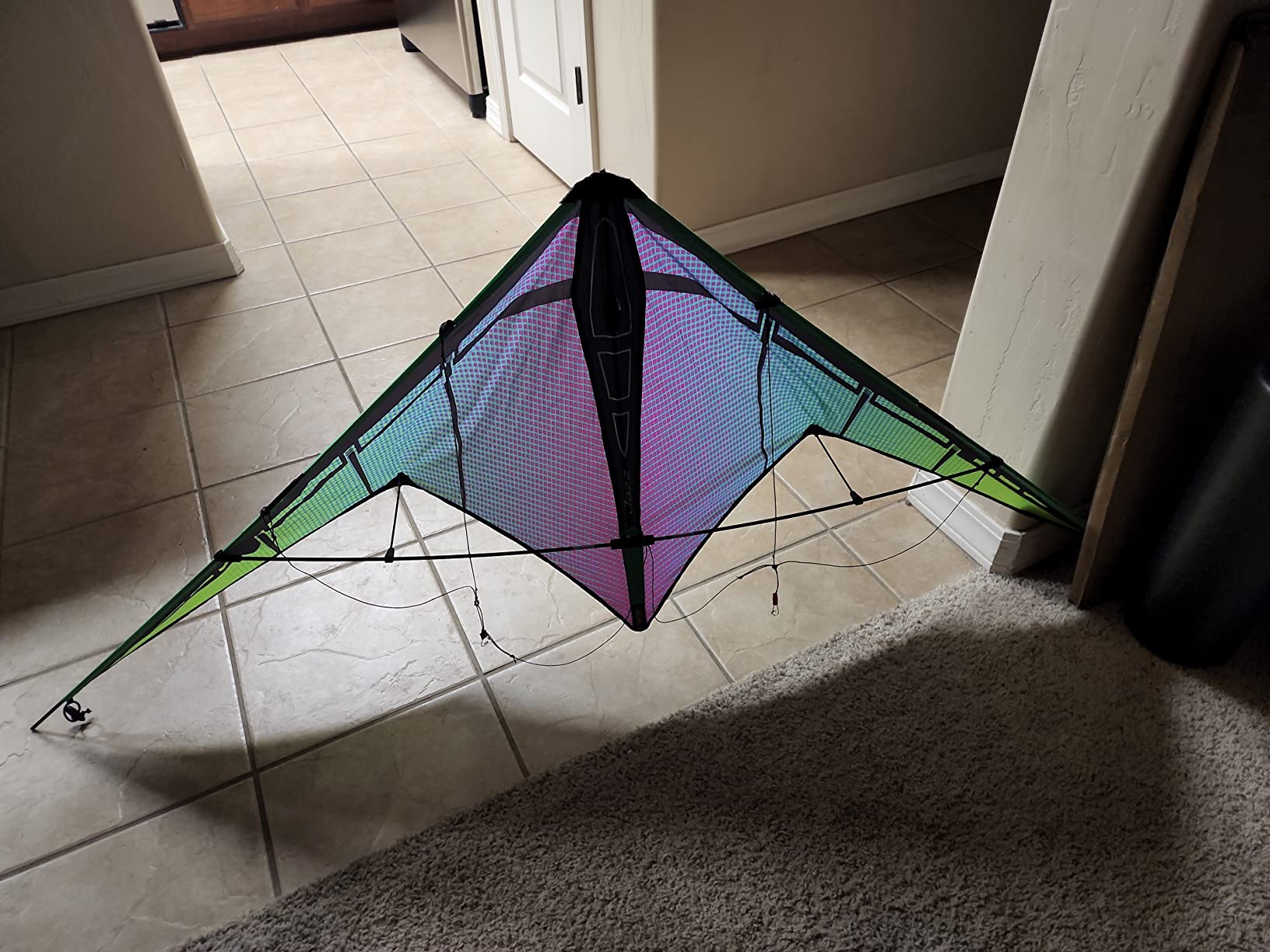 Jazz 2.0 Dual-line Sport Kite Ready to Fly with Flying Lines, Wrist Straps, Winder, Instructions, and Storage Bag customer photo 2