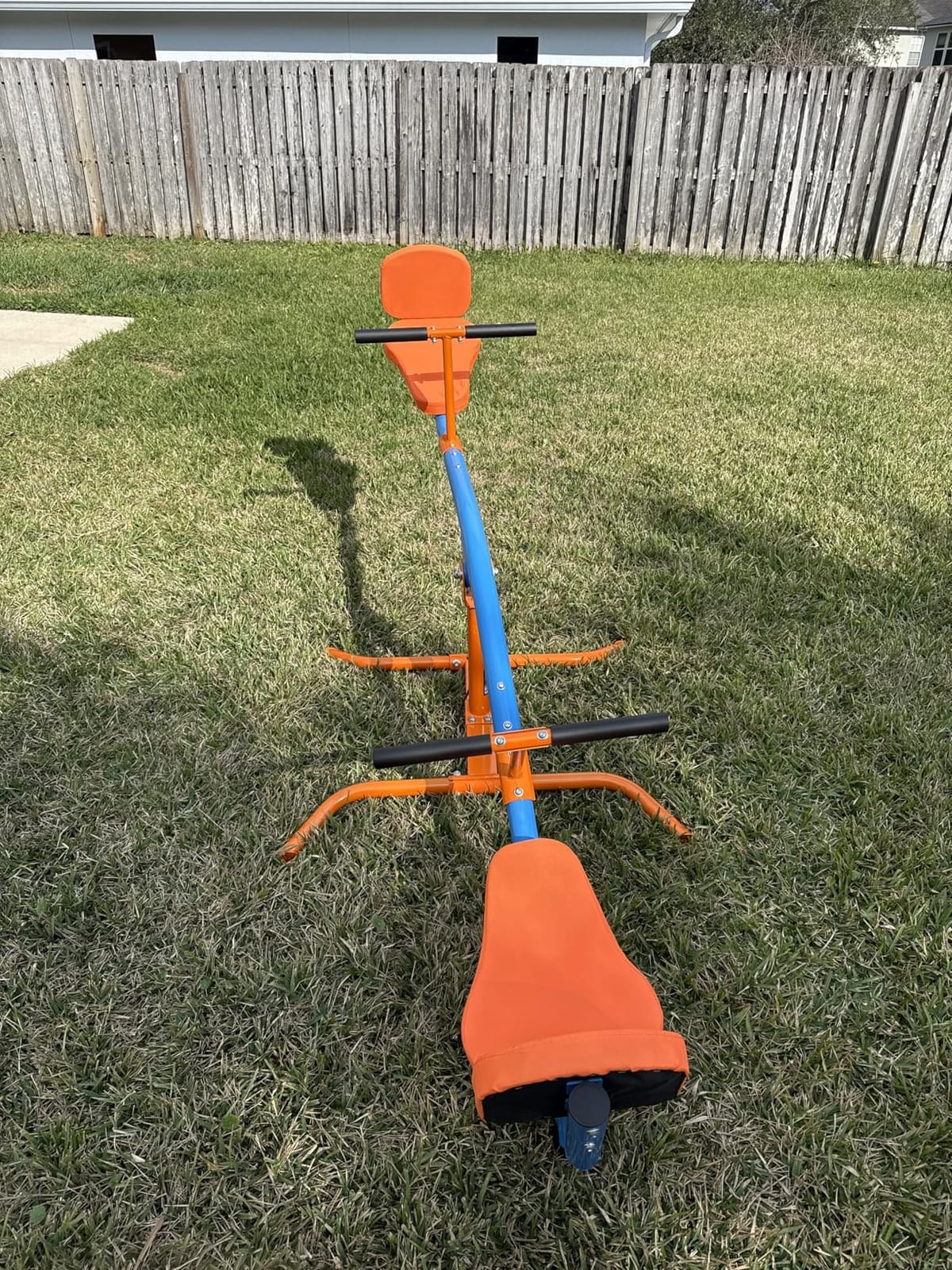 VEVOR Seesaw Teeter Totter for Kids, 110 lbs Load Capacity per Seat, Sit and Spin Teeter Totter with 4-prong Support Legs, Playground Equipment with Swiveling 360 Degrees Rotating for Aged 3+, 4 Seats customer photo 1