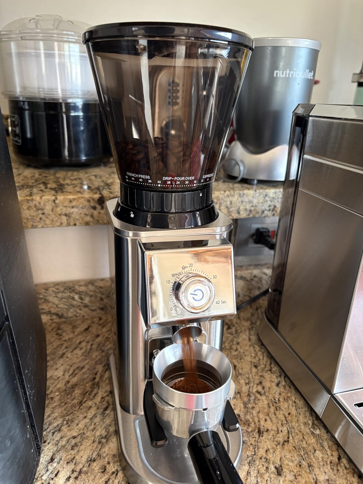 Reoszeank 51mm Espresso Accessories Kit, Distributor, Tamper, Dosing Funnel | Spring Loaded Calibrated Tamper, Espresso Distribution Tool and Leveler, fits Delonghi, CASABREWS and atatix 51 mm Machines customer photo 2