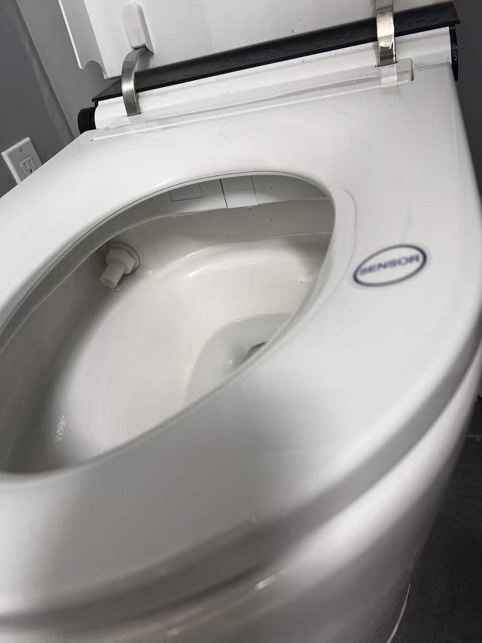 Casta Diva Smart Toilet With Bidet Built in Auto Open 1000g MaP Flush K030 | Bidet Toilet with Tank, Heated Comfort Seat & Foam Dispenser, Warm Water, Dryer, Foot Sensor & Blackout Flush, Night Light customer photo 1