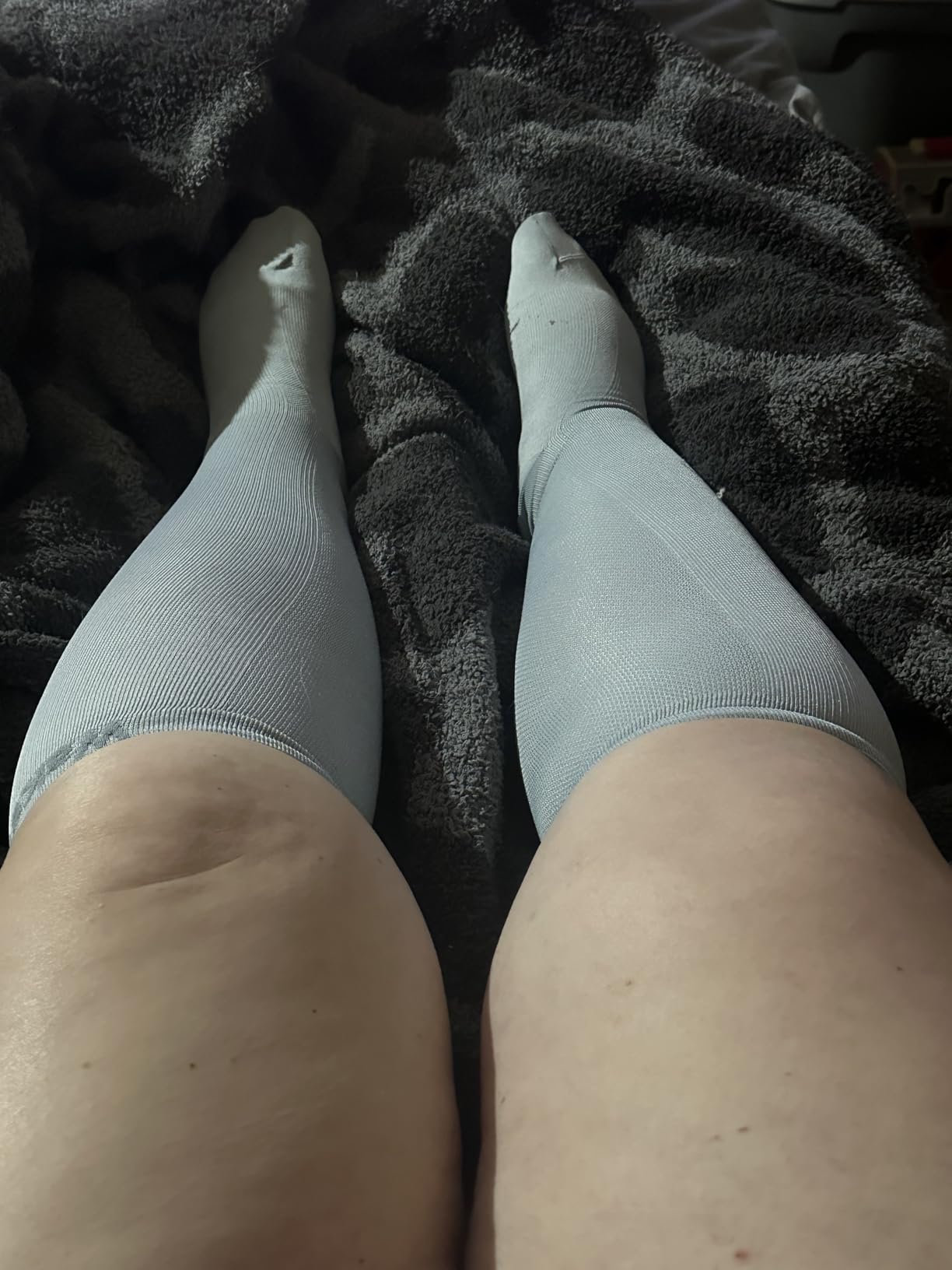 Pregnancy Compression Socks for Women, 2Pairs 15-20mmHg Maternity Compression Stocking for Swelling Circulation Long Standing customer photo 2
