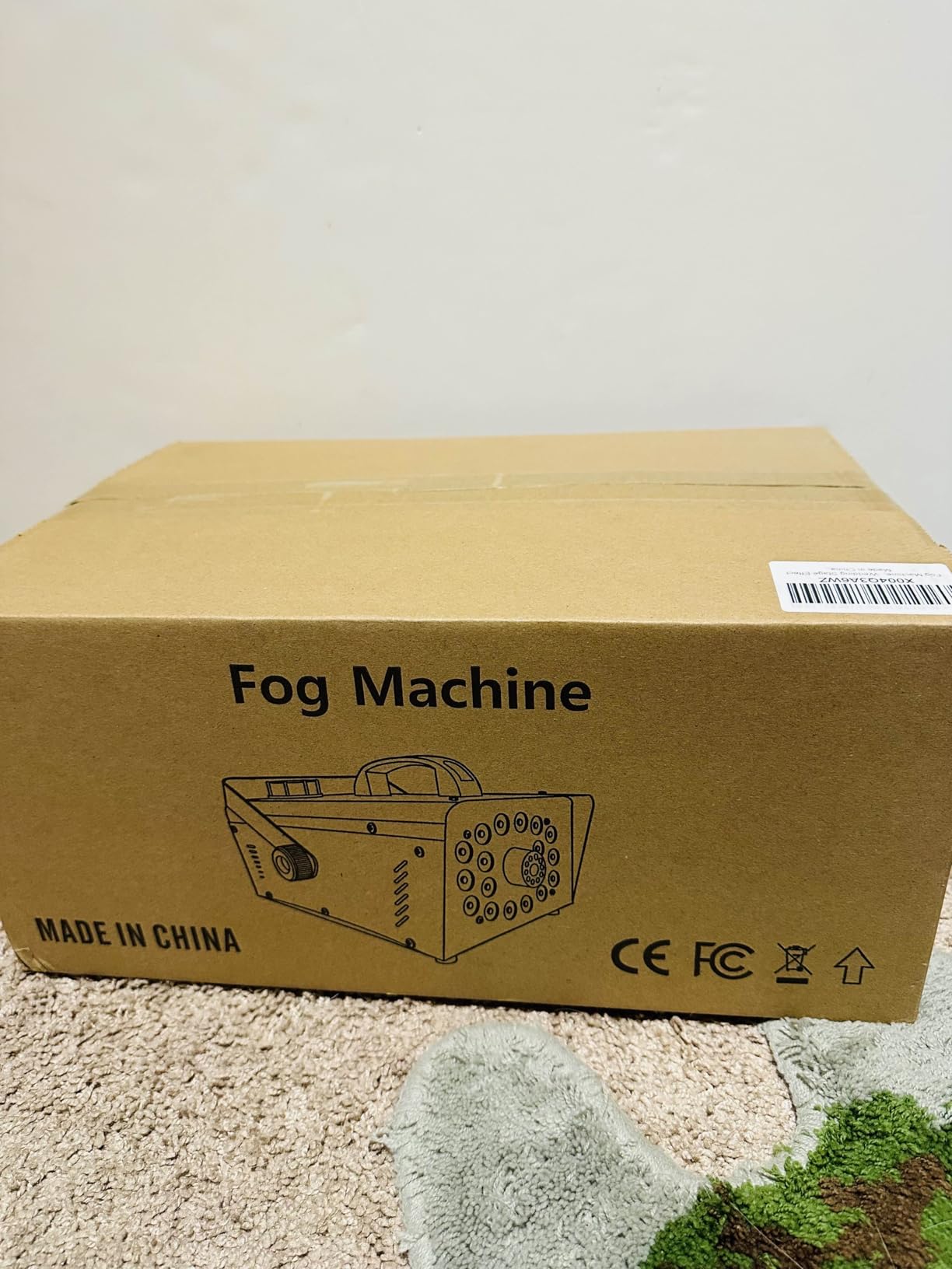 1200W Fog Machine Outdoor Indoor, 18 Lights Halloween Smoke Machine Fog | 6000CFM, 13 Colors & Remote Controls for Party Stage Effect customer photo 1