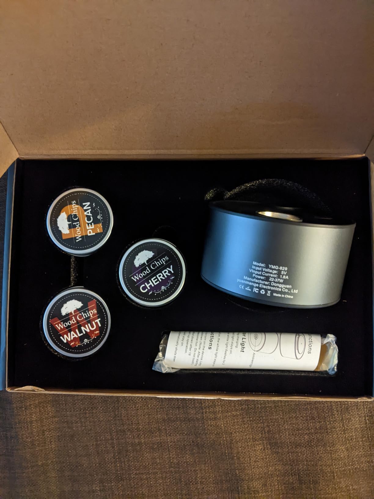 Electric Whiskey Smoker Kit, Rechargeable Built-in Lighter and LED Light, No Butane Needed, 6 Flavored Wood Chips for Old Fashioned Smoker Kit, Bourbon, Cocktail Holiday Tech Gifts for Men Dad Husband customer photo 2