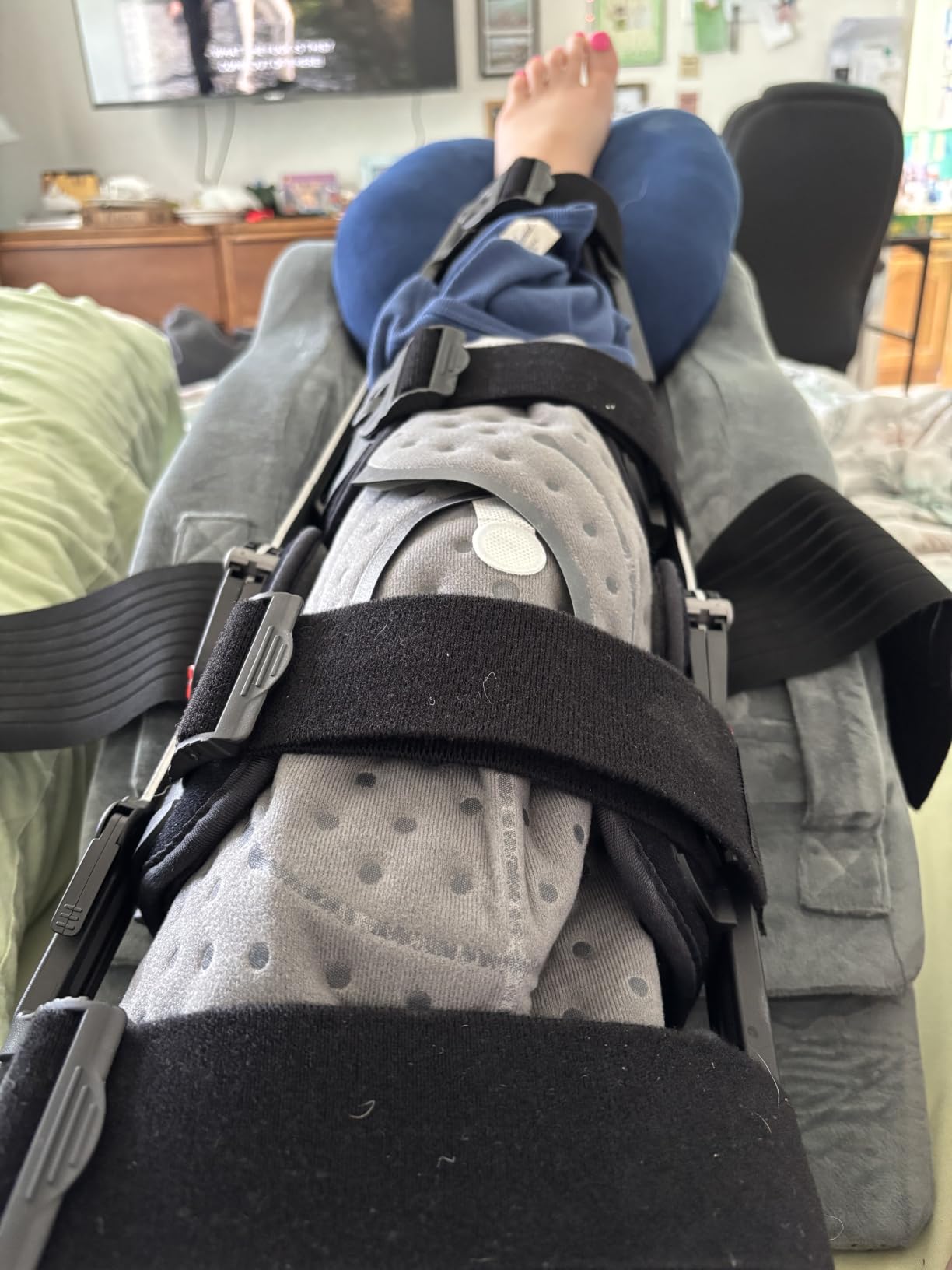 ICYTHRP Programmable Timer Ice Machine for Knee After Surgery w/Quiet Pump | FSA Eligible HSA, Portable Cold Therapy Machine, Programmable Recovery System for ACL, TKR & Sports Training w/ Knee Pad customer photo 1