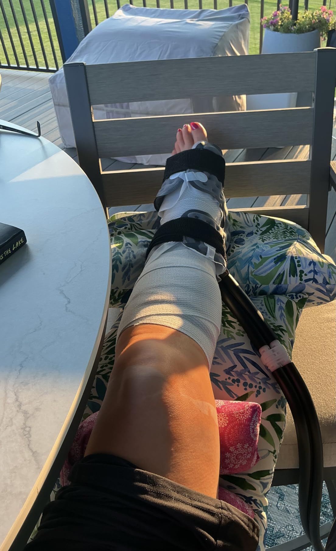 ICYTHRP Programmable Timer Ice Machine for Knee After Surgery w/Quiet Pump | FSA Eligible HSA, Portable Cold Therapy Machine, Programmable Recovery System for ACL, TKR & Sports Training w/ Knee Pad customer photo 2