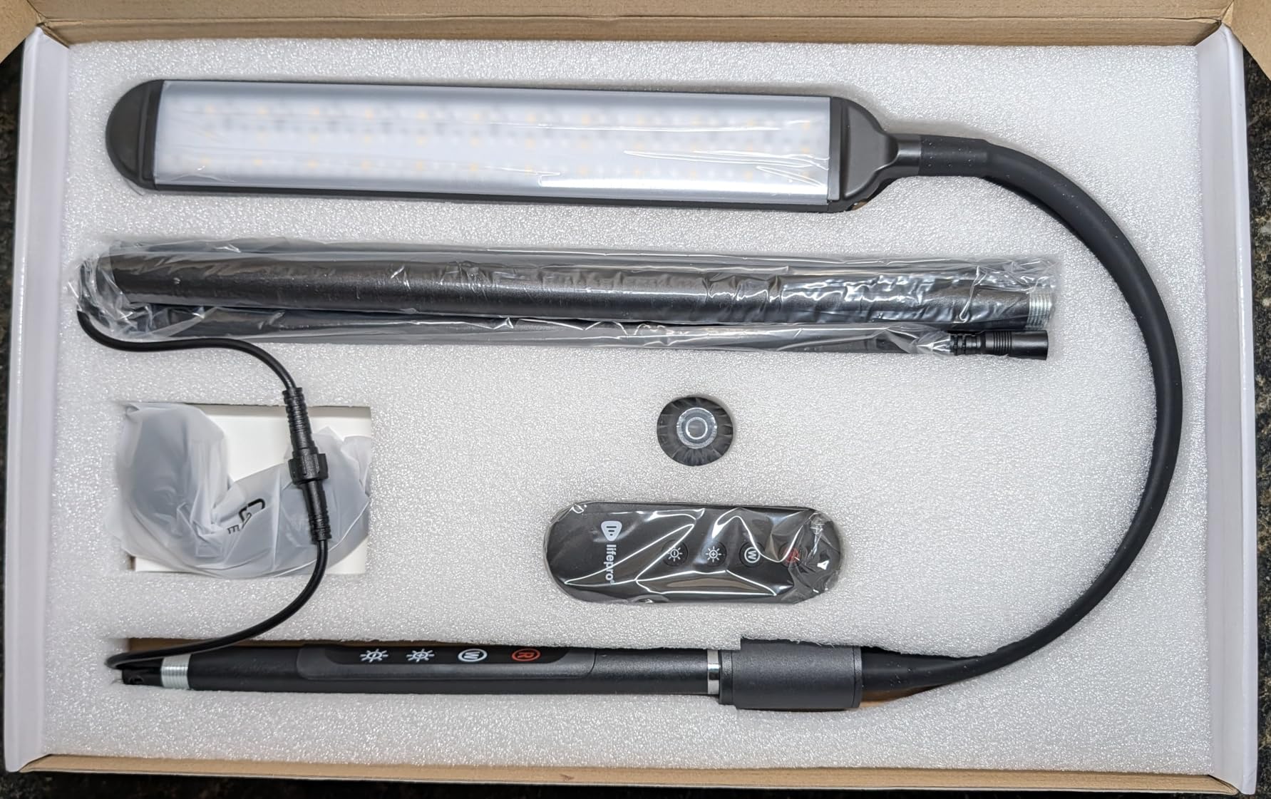 LifePro Lumaglow Red Light Therapy Lamp & Reading Lamp - 108/216 LEDs | 850nm & 660nm Near Infrared and Red Light Therapy for Body -Multi-Mode Single/Dual Head Design- Wellness and Focused Reading customer photo 2