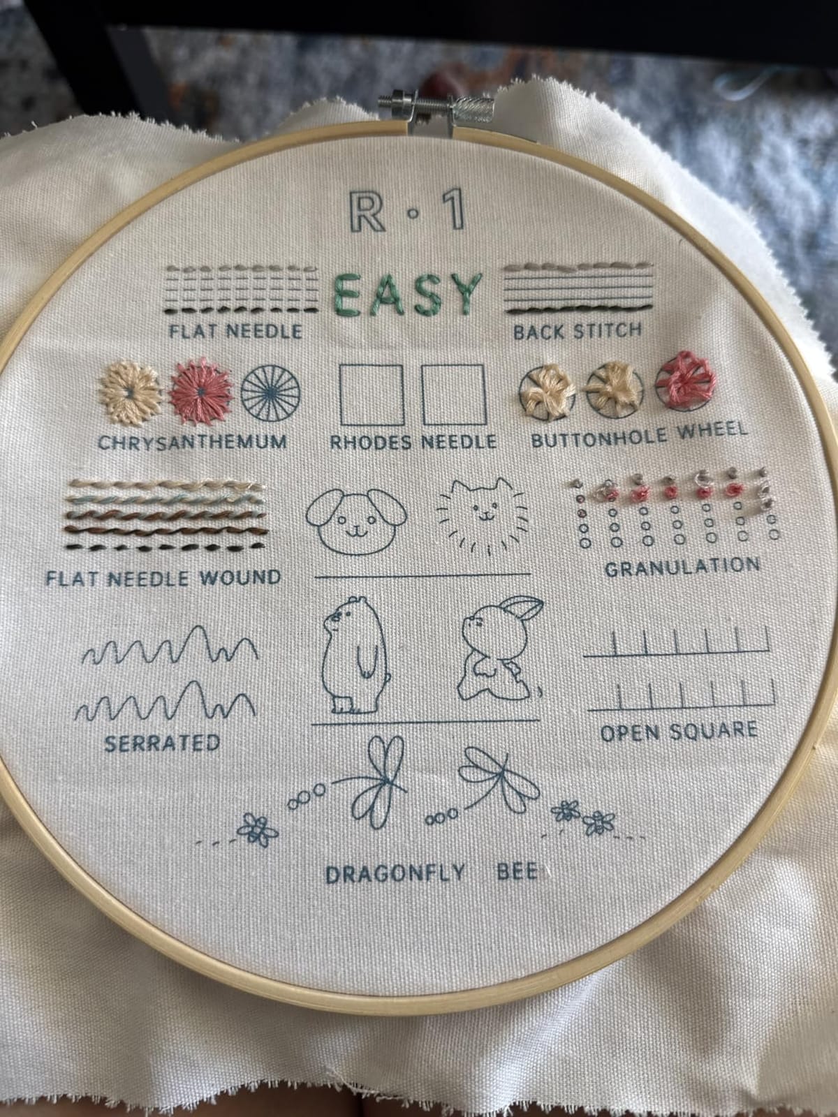 CYANFOUR Punch Needle Kit for Beginners, Highland Cow Punch Needle Kits | Craft Kits for Adults with 2 Pre-Printed Fabrics, Embroidery Hoop, Threads, DIY Gift and Home Decor 20 * 20cm customer photo 1