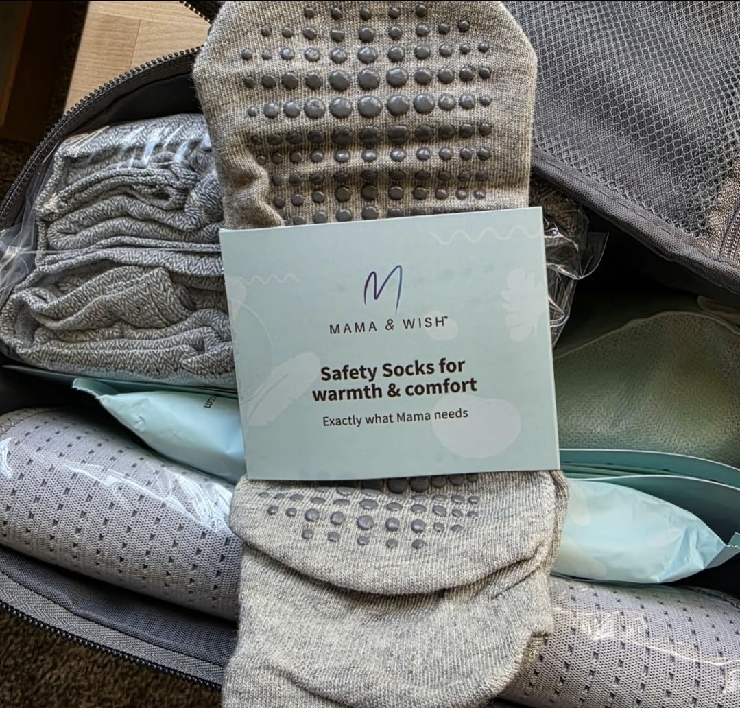 Mama & Wish C-Section Recovery Kit Must Haves | Belly Binder & Scar, 12-Pc | Belly Binder, Silicone Scar Patches, Peri Bottle, Disposable Underwear & Toiletry Bag, C-Section Postpartum Essentials customer photo 2
