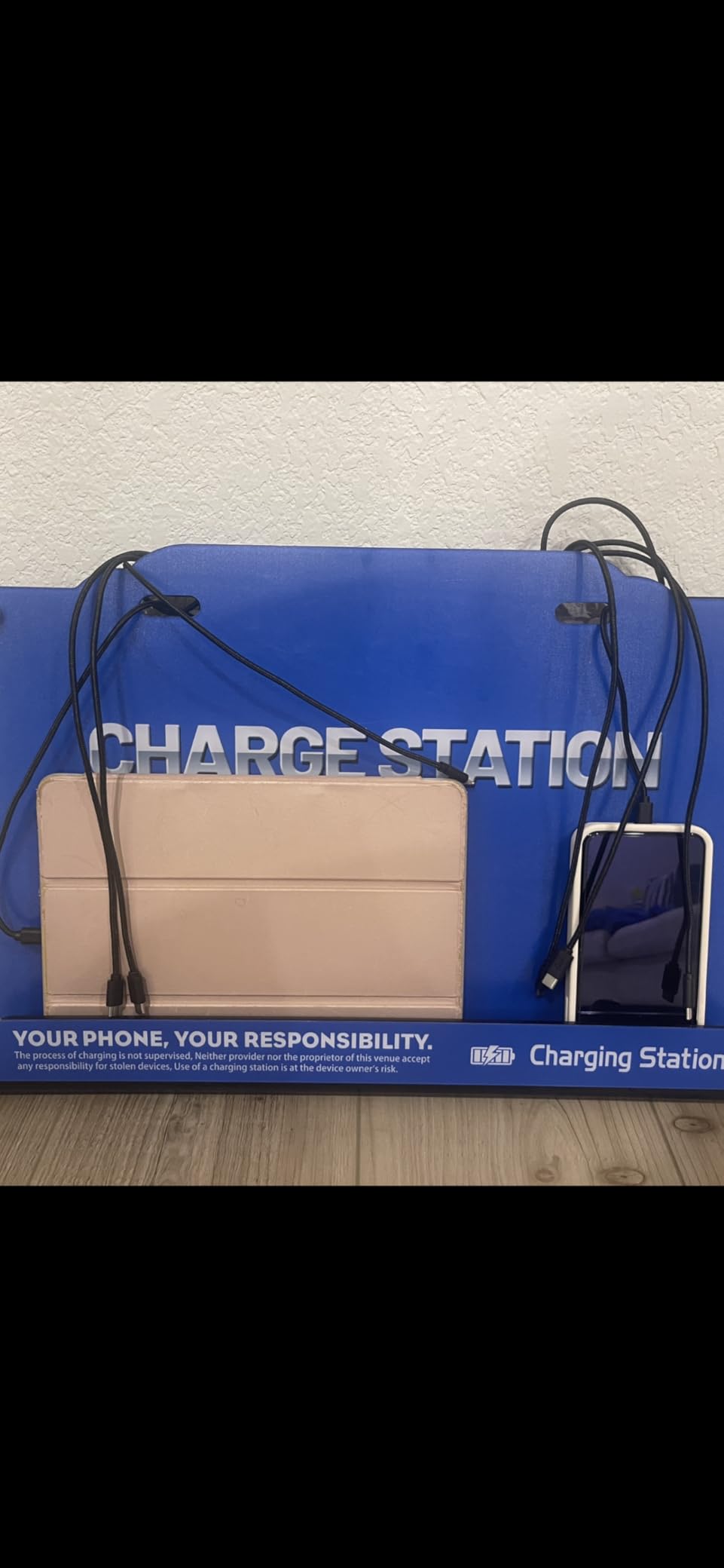 Wall Mounted 8 Port Charging Station with Fast Charging Cables for Office, Hotel & Public Spaces customer photo 2
