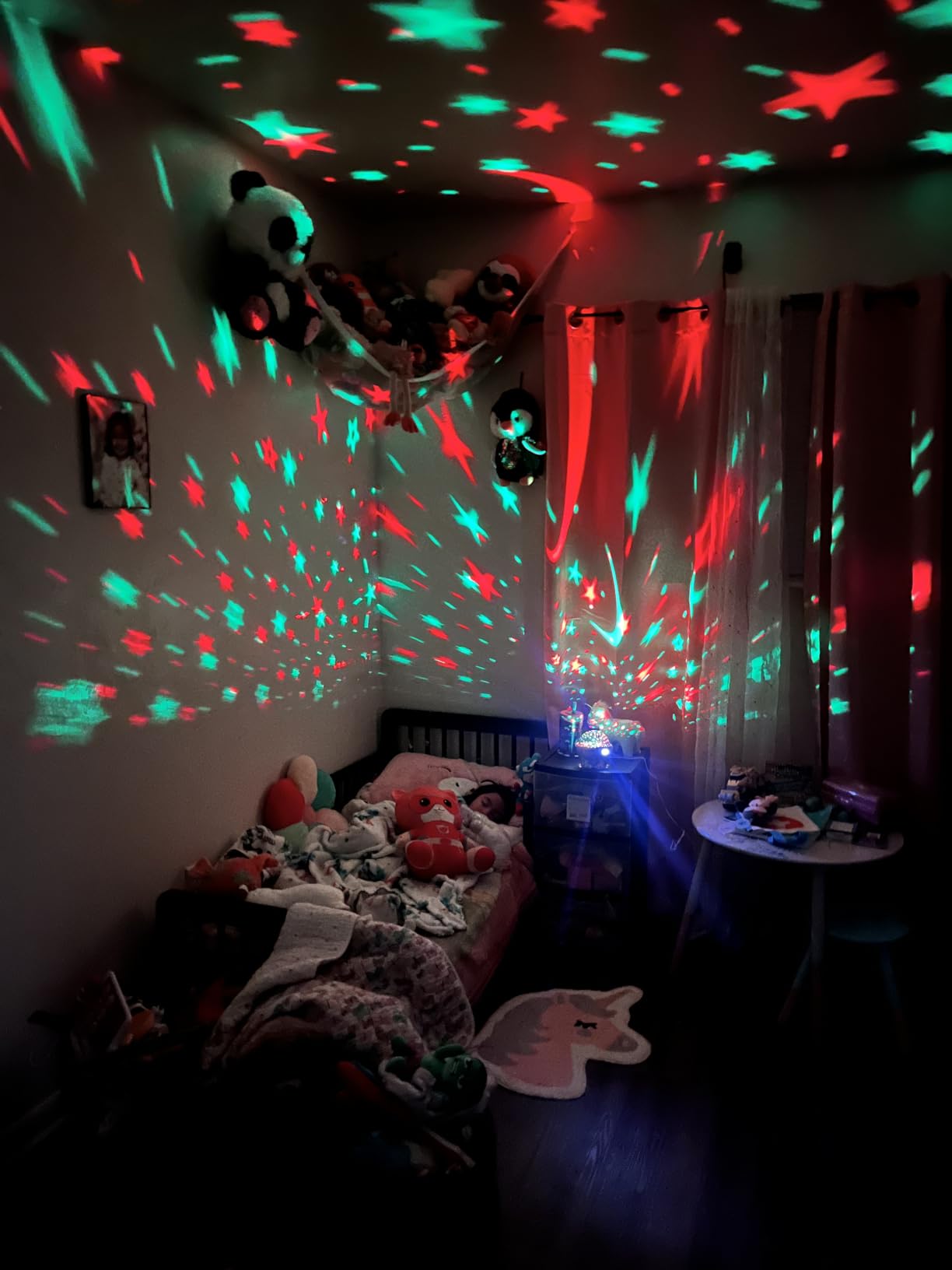 Baby Sound Machine with 30 Soothing Sounds, Night Light Projector with Star | White Noise Machine for Sleep, 31 Color & 4 Films, Remote, Timer, Dimmable Sensory Light Toys for Autism, Egg Light, Baby & Kids Gifts customer photo 1