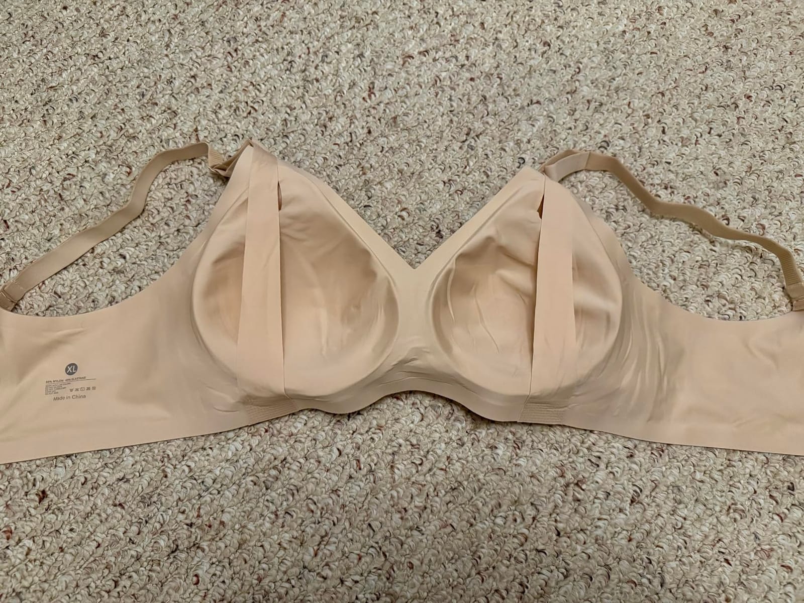 Angelhood Nursing Bras for Breastfeeding, Seamless Wireless Bra Push up | Lace Nursing Maternity Bralette for Pregnancy, Full Coverage Bra, Wireless Bras for Pregnancy, Adjustable Wide Straps customer photo 1