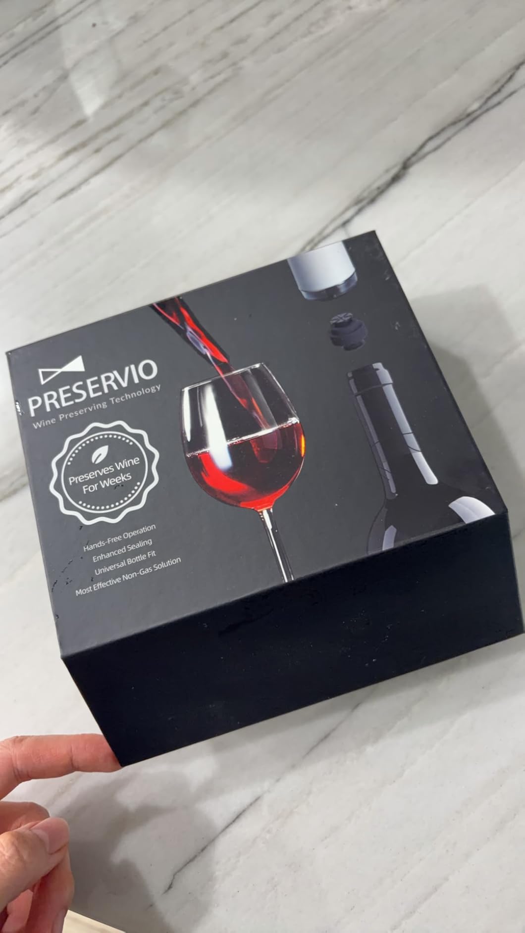 Automatic Wine Preserver with Hands-Free Pressure Control and 2 Stoppers customer photo 1