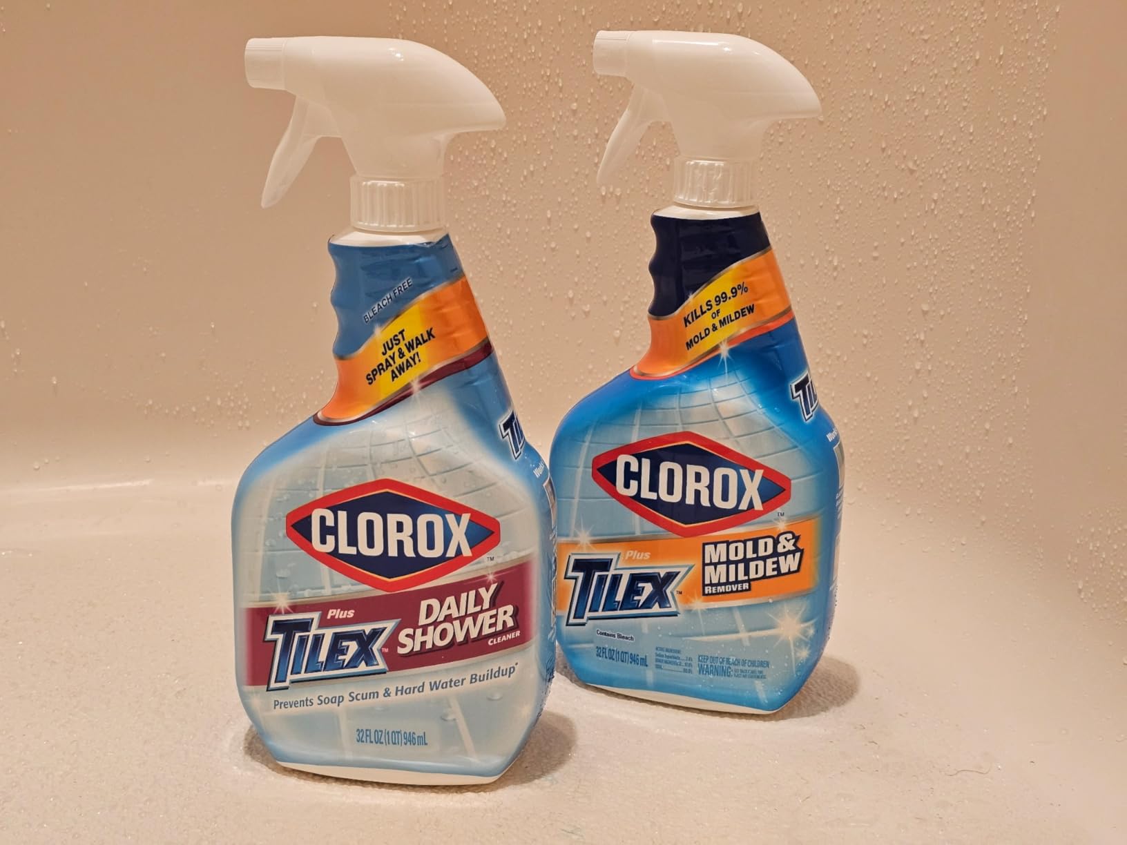 Clorox Plus Tilex Daily Shower Cleaner Spray, 32 fl. oz., 3 Pack customer photo 1