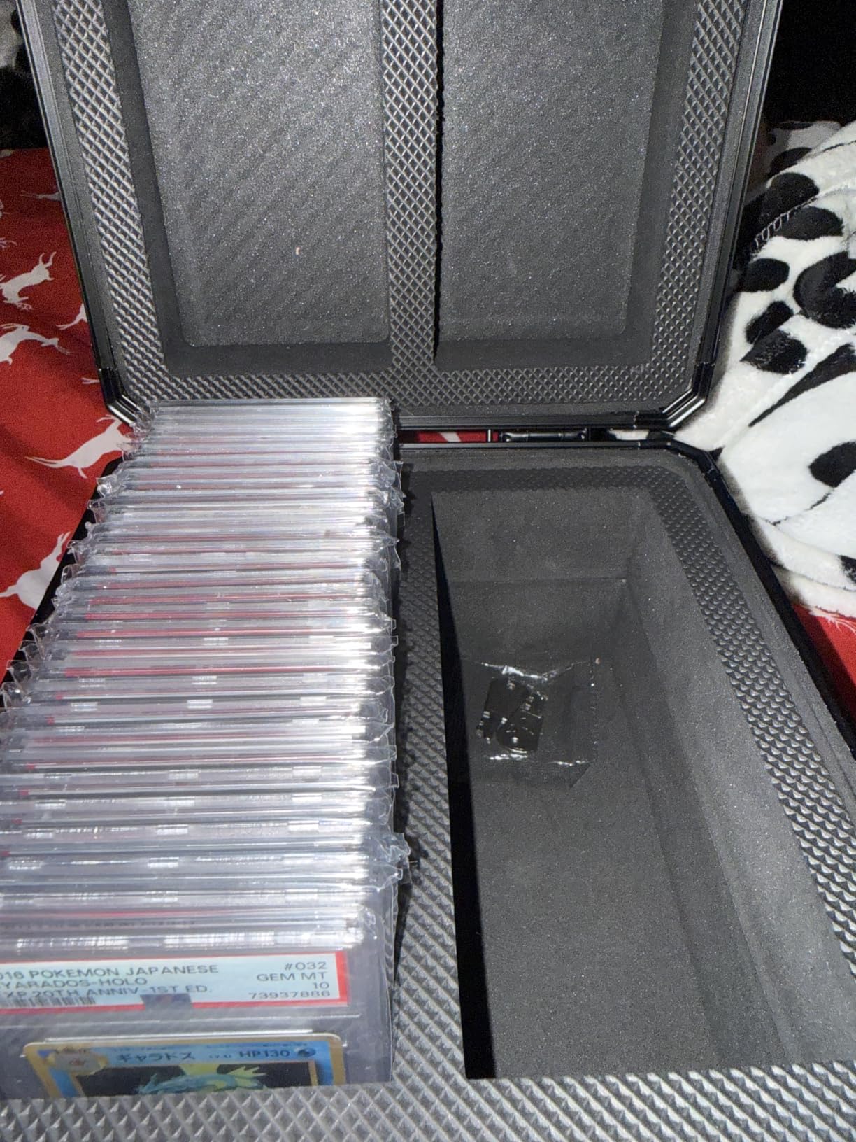 Graded Card Storage Box with Display Window, Stores Up to 60 Slabs | Portable Aluminum Alloy Slab Case with Secure Latches, Fits PSA, CSG, CGC, SGC, BGS and Top Loaders customer photo 1