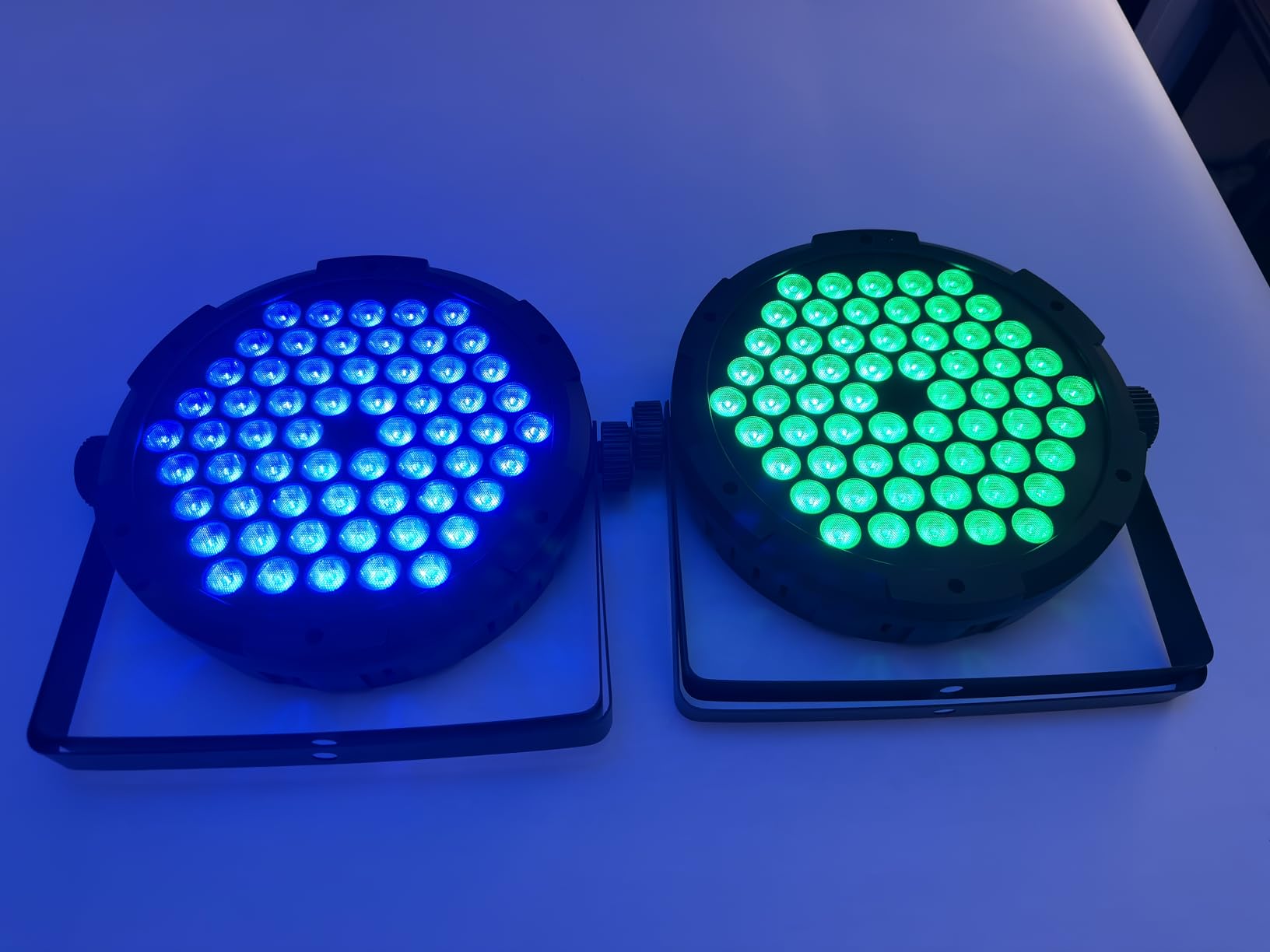 90W Dimmable RGB Battery Par Lights by Remote & DMX Control (2Pack) | 20H Single Color 5H Charging, Rechargeable LED Par, Uplight for DJ Party Event Wedding Church Concert Band Club customer photo 2