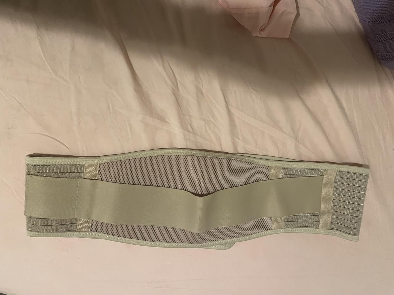 Maternity Belly Band, Pregnancy Belly Band for Pregnant Women | Double Support Belt, Adjustable, Soft, Breathable, Comfortable Belly Bands, Pain Relief for Back, Pelvis Support customer photo 2