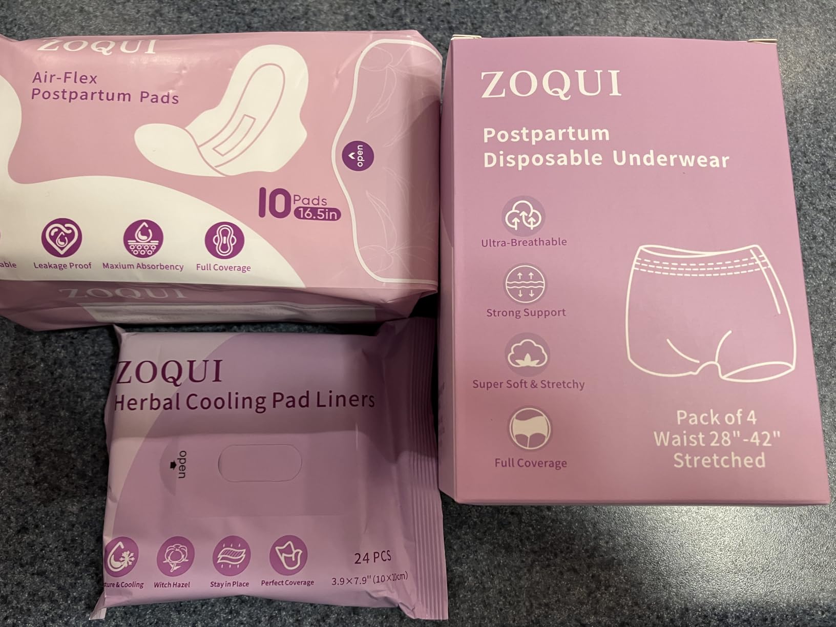 20 Pcs Postpartum Recovery Essentials Kit, Hospital Bag Must Haves for Mom customer photo 1