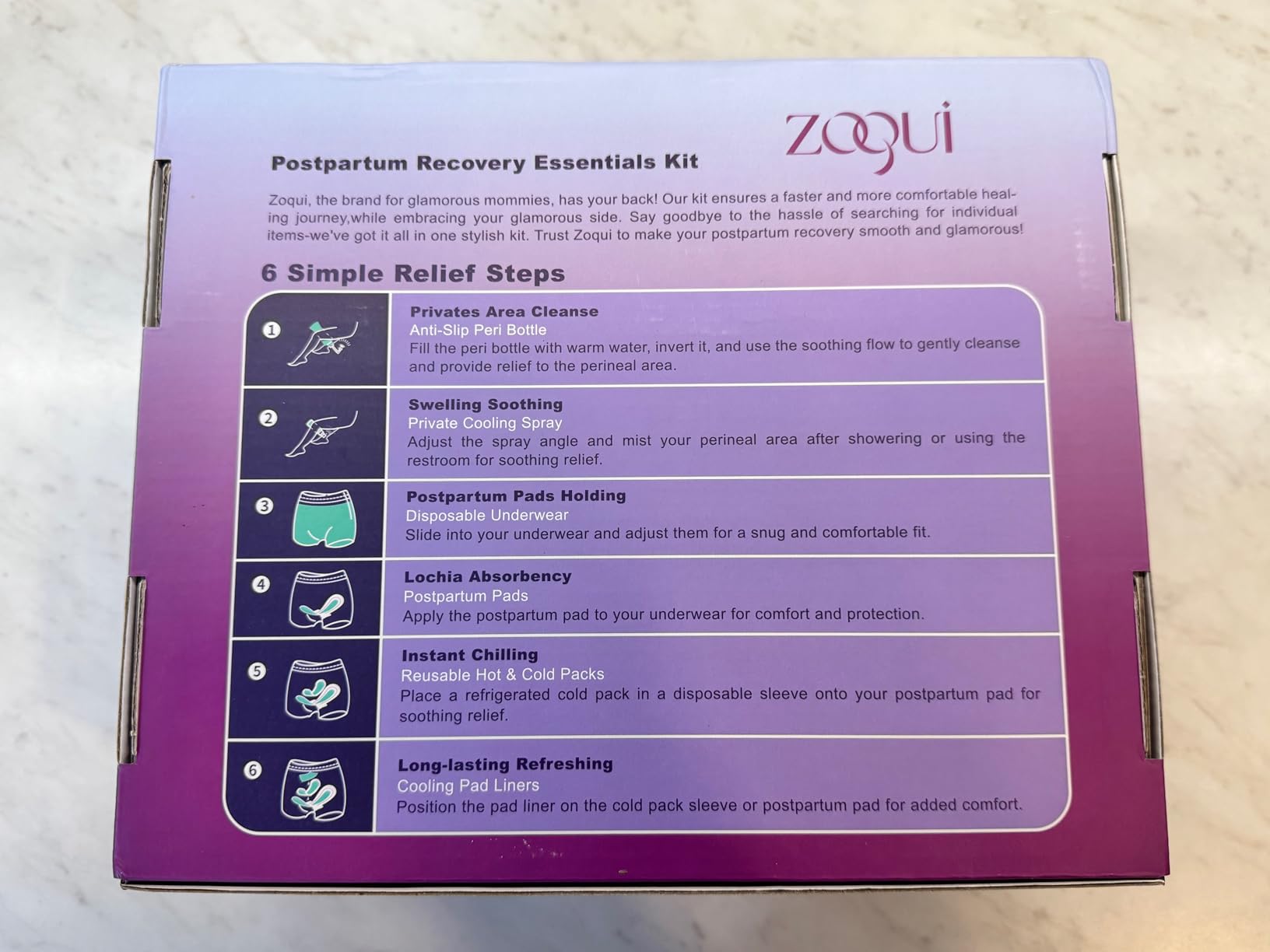 20 Pcs Postpartum Recovery Essentials Kit, Hospital Bag Must Haves for Mom customer photo 2