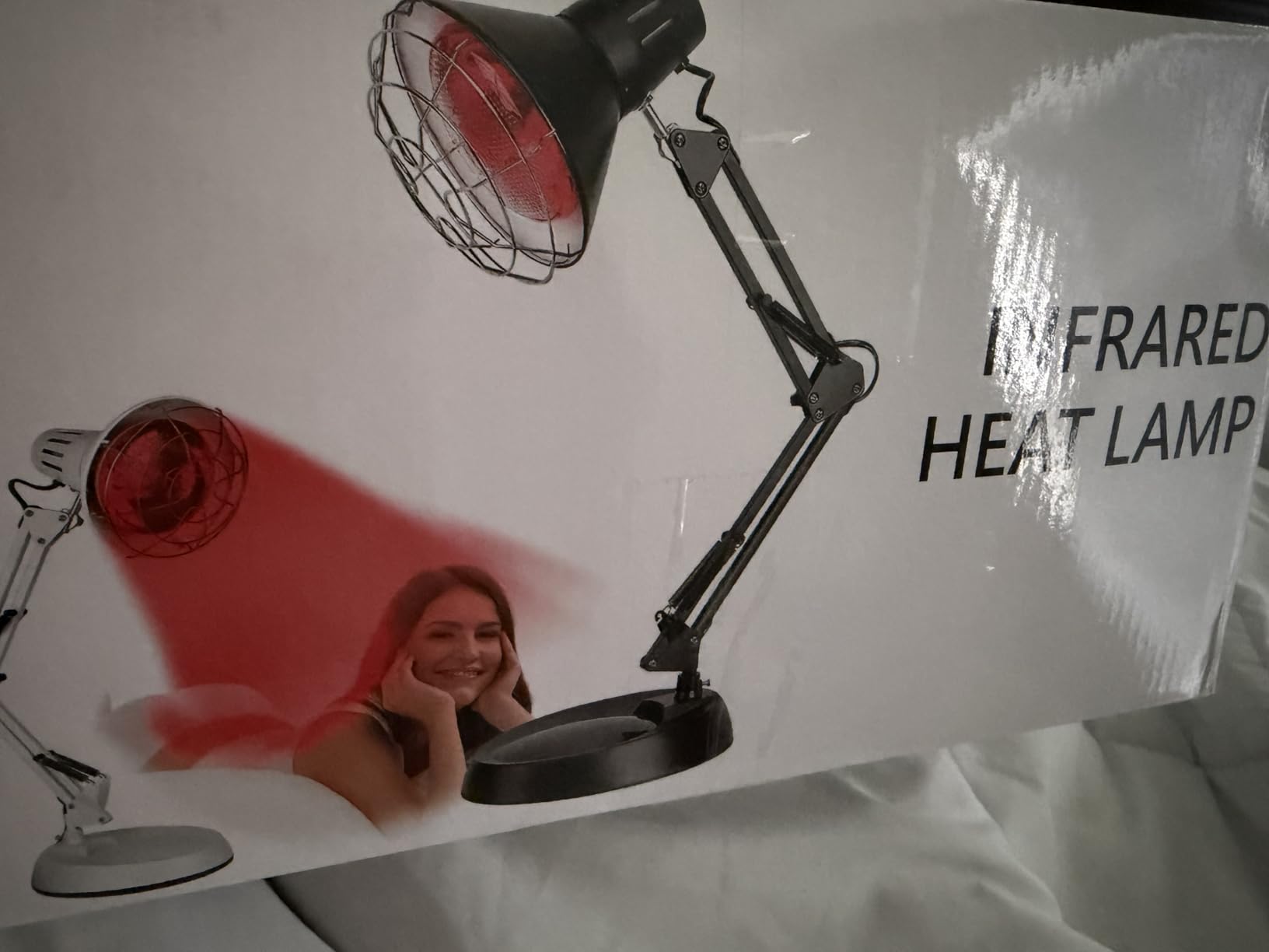 Profey Infrared Light Heat Lamp, Red Light Therapy for Body Muscle Joint Pain Relieve, 150W Infrared Lamp with Adjustable Stand, Timer customer photo 1