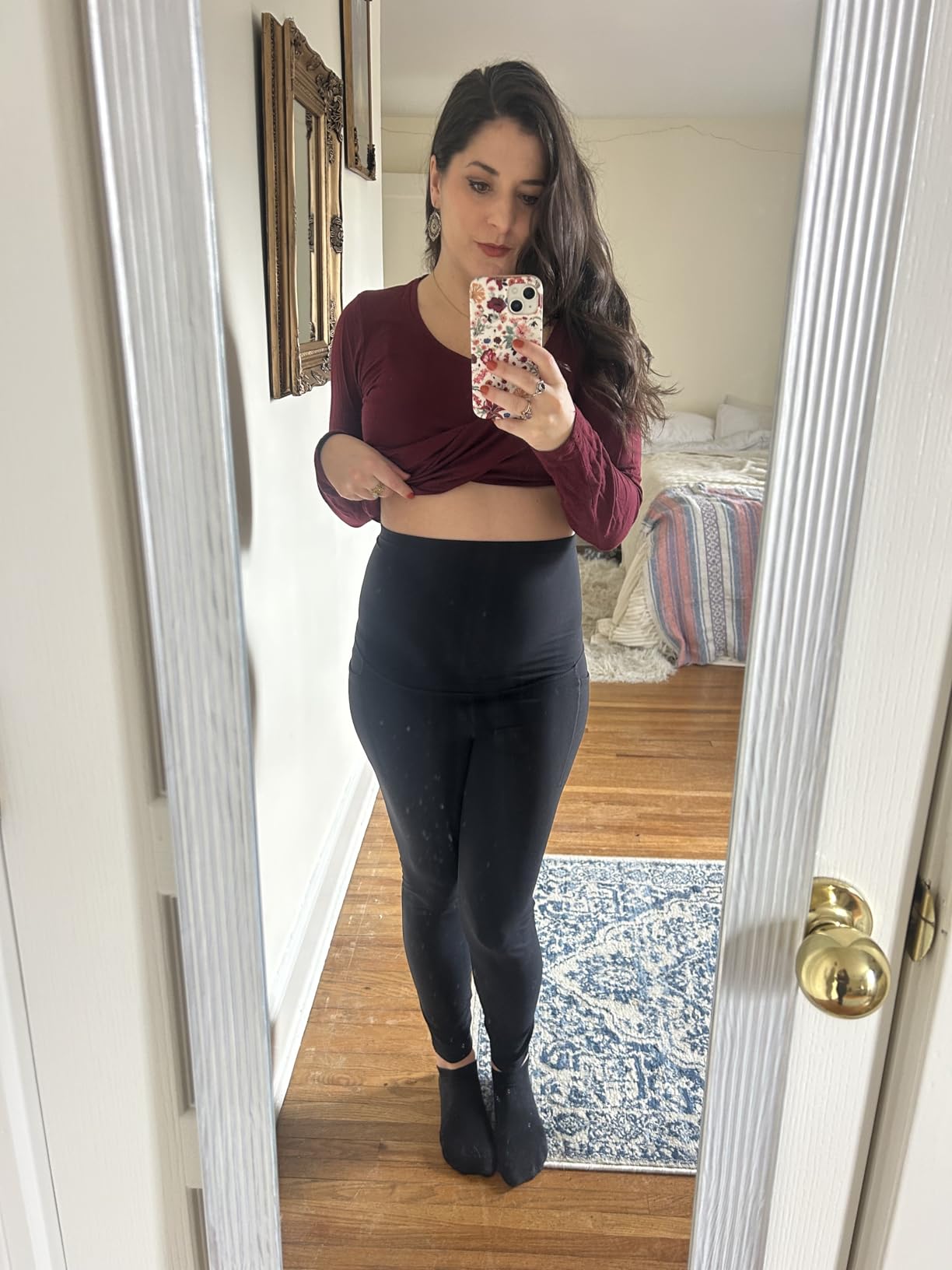 CRZ YOGA Maternity Leggings Pockets 25