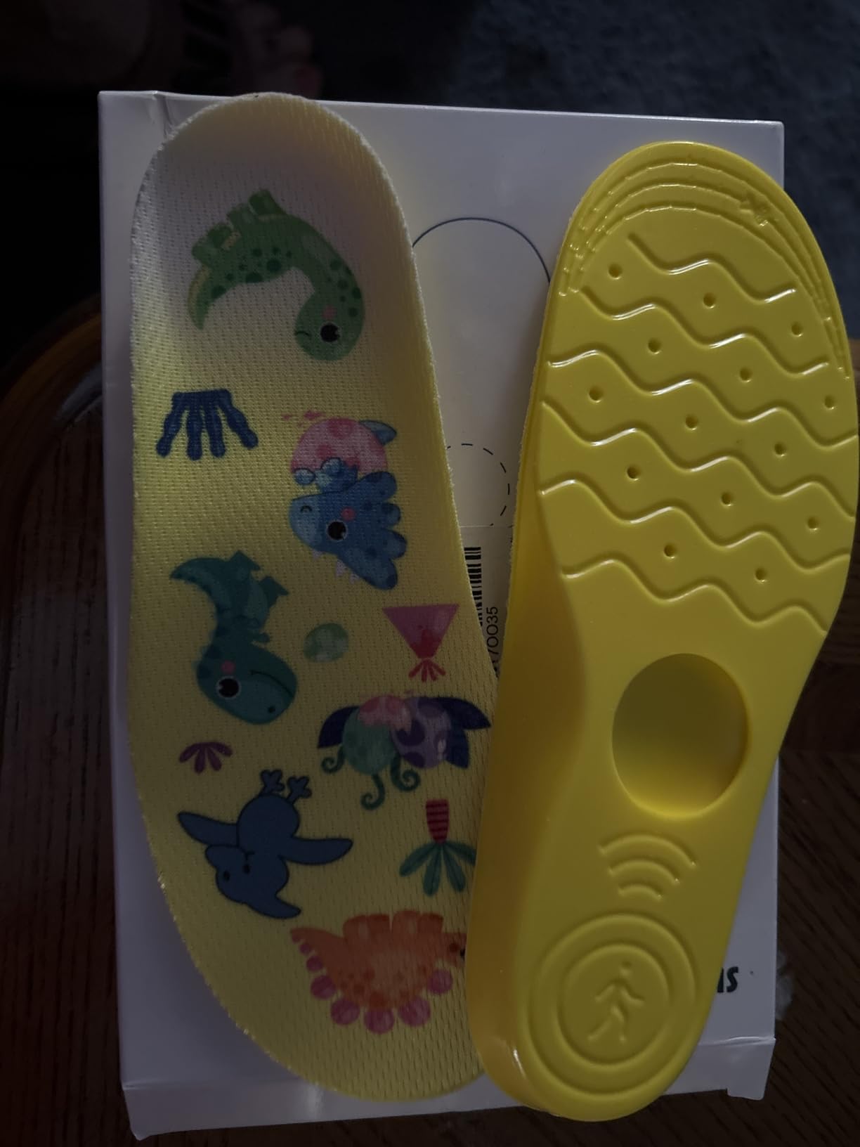 Insoles for Airtag Hidden Holder, Tracker Device Case for Kids, Comfortable Inserts for Shoes (Pink, Foot: 5.4-6.1IN/Insole: 6.0-6.7IN/7.5C-9.5C) customer photo 1
