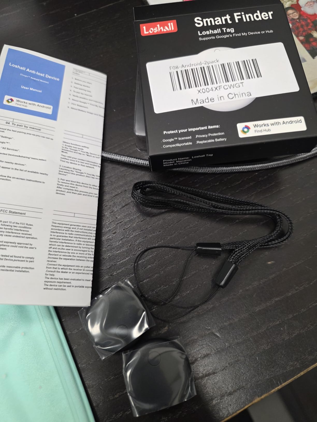 Android GPS Tracker for Vehicles No Subscription, 4 Pack | Hidden Tracking Device, Compatible with Google Find My, Smart Tag with Audio for Kids, Key, Dogs, Luggage, Bag customer photo 1