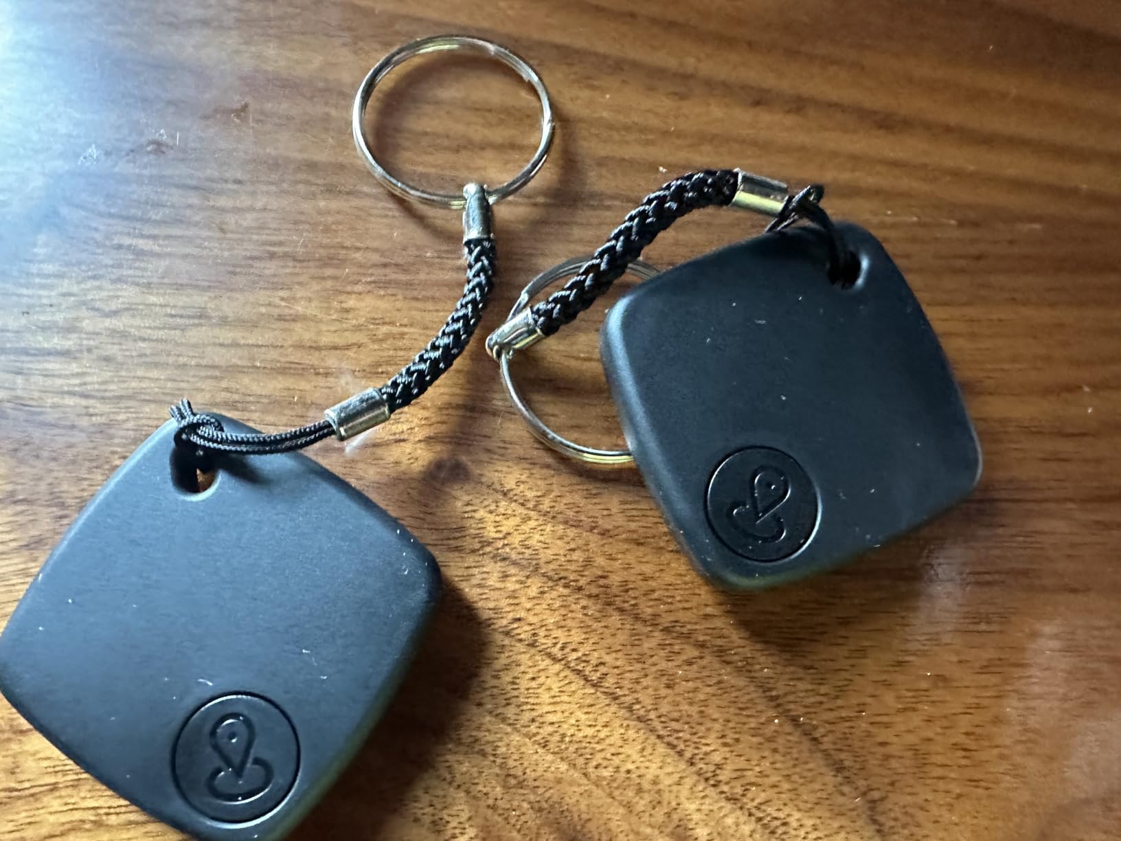 2 Pack Bluetooth Tracker Works with Apple Find My, Key Finder Locator with Sound, Anti-Lost Device for Wallet Keys iPhone, GPS Tracking Device for Kids Pets Luggage customer photo 1