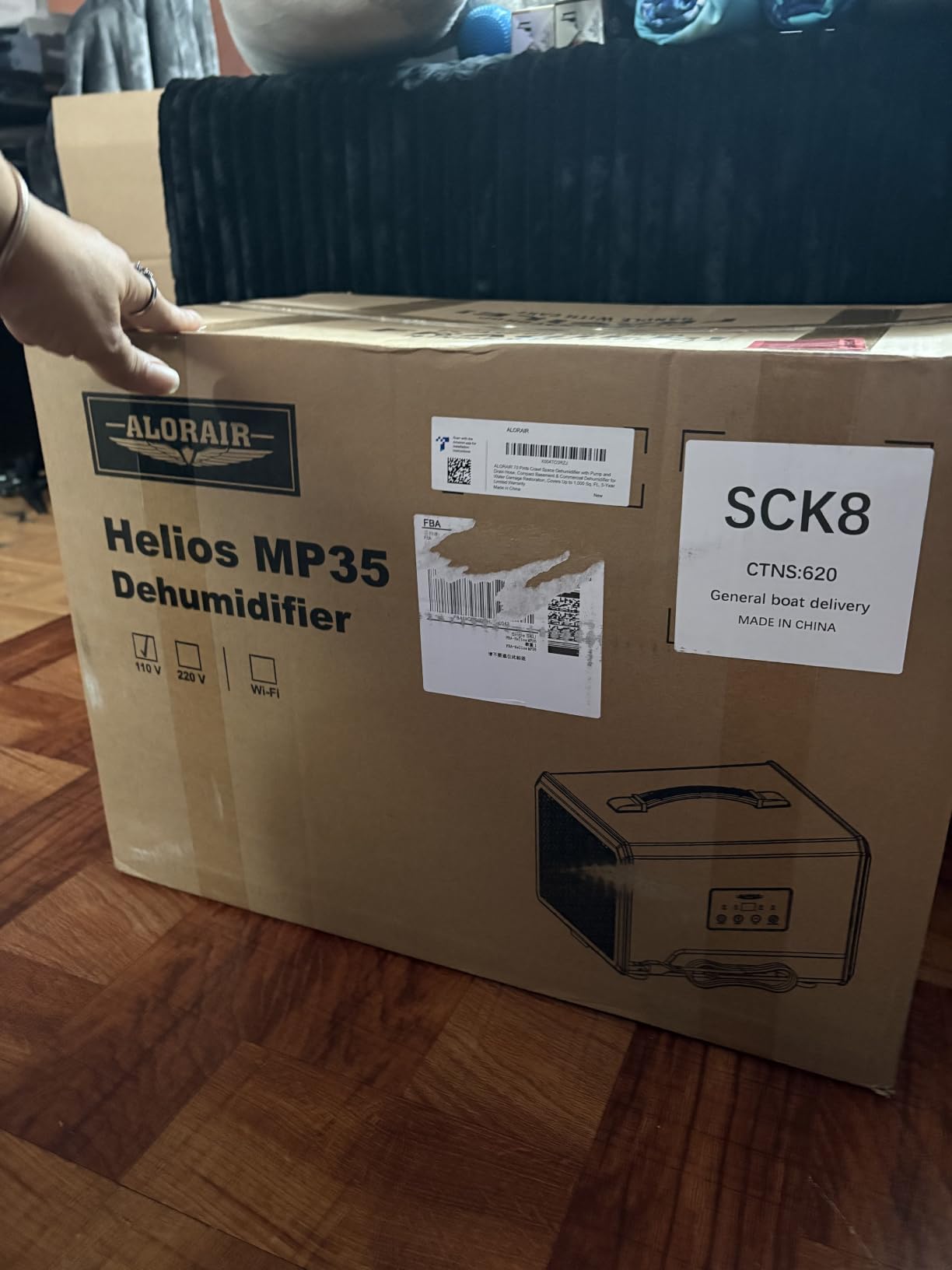ALORAIR 70 Pints Crawl Space/Commercial Dehumidifier with Pump(Helios MP35) customer photo 2