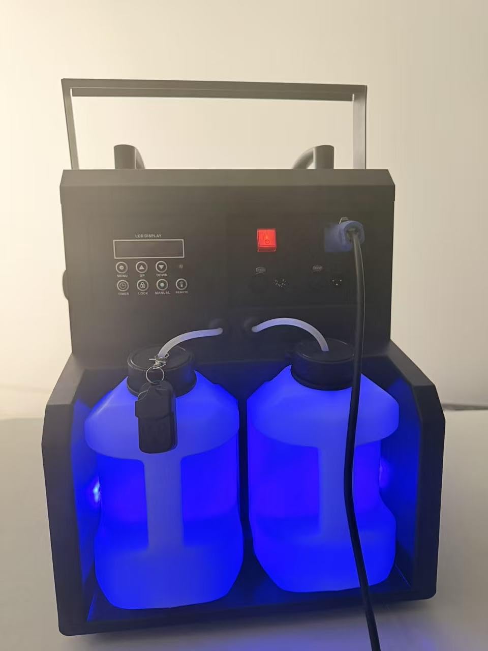 1500W Fog Bubble Machine with 24 RGBW LEDs, DMX512 & Wireless Remote, Dual 5L Tank, Timer - Professional Smoke Filled Bubble Blower for Wedding Halloween DJ Stage Party Indoor Outdoor customer photo 1