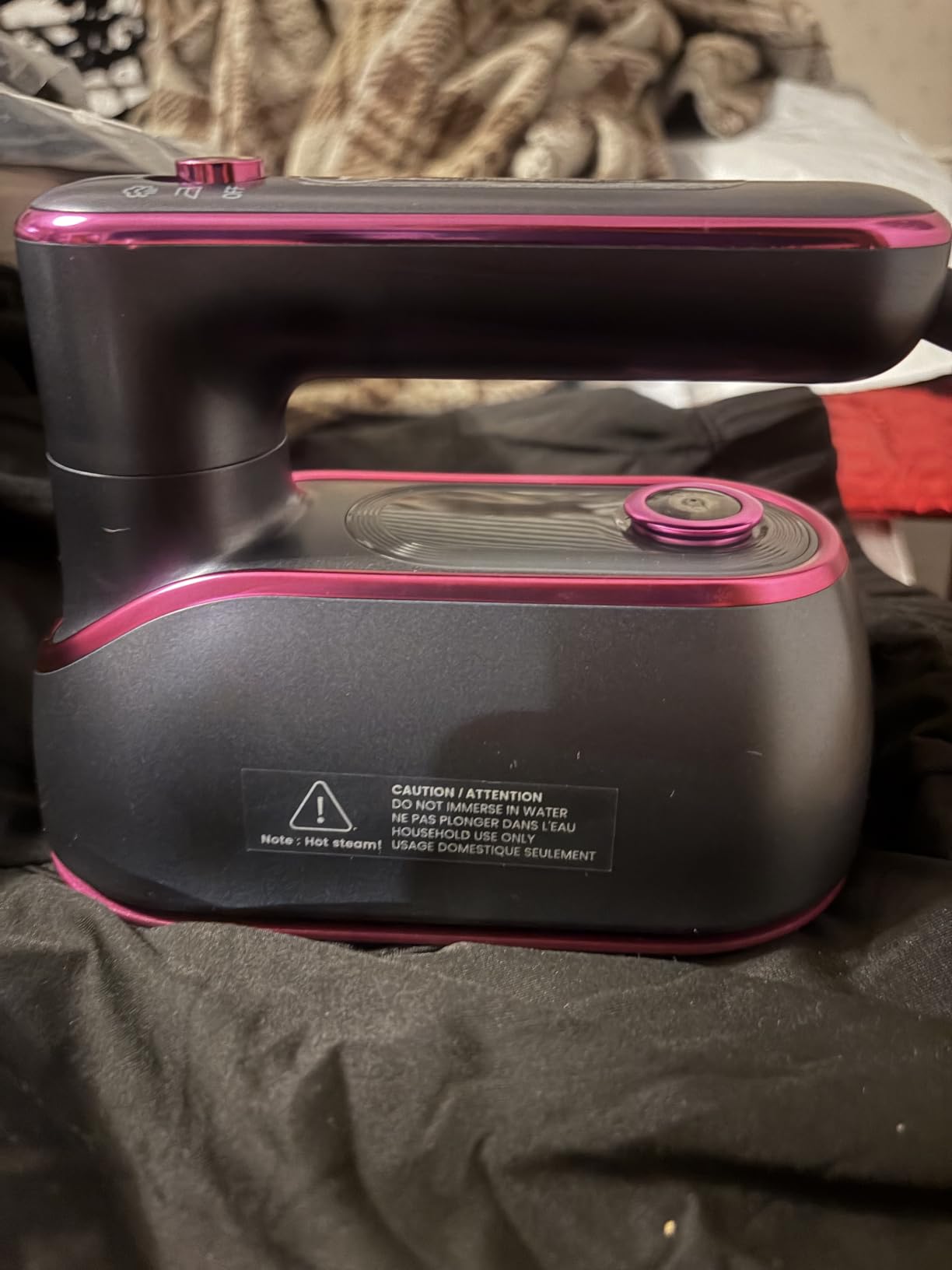 Jack ＆ Rose Travel Steamer Iron for Clothes,1200w Iron Steamer,Portable Handheld Travel Size Steamer iron,8S Fast Heat-Up,Large Ceramic Heat Panel customer photo 2