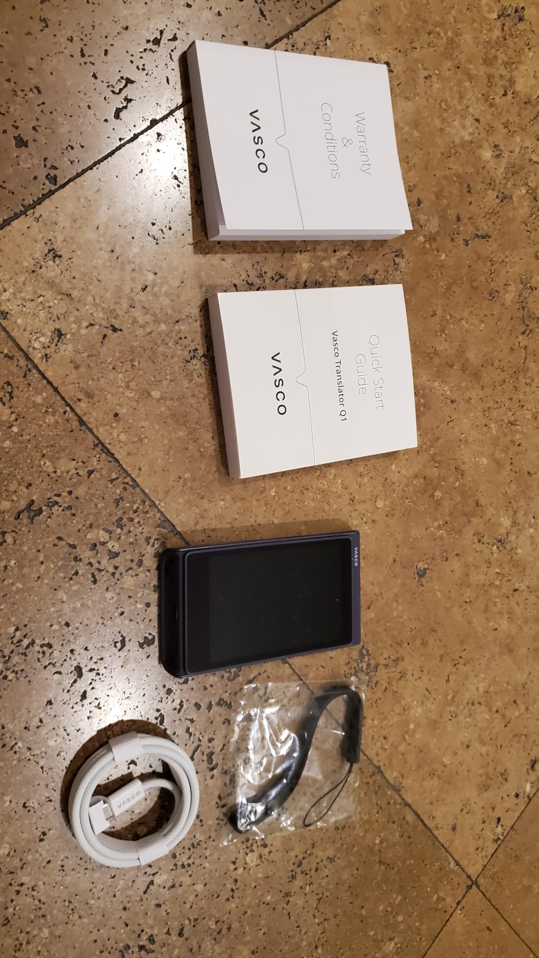 Vasco Translator Q1 | AI Voice Cloning Language Translator Device | 113 Languages | Free Lifetime Internet in Nearly 200 Countries | Phantom Black customer photo 1