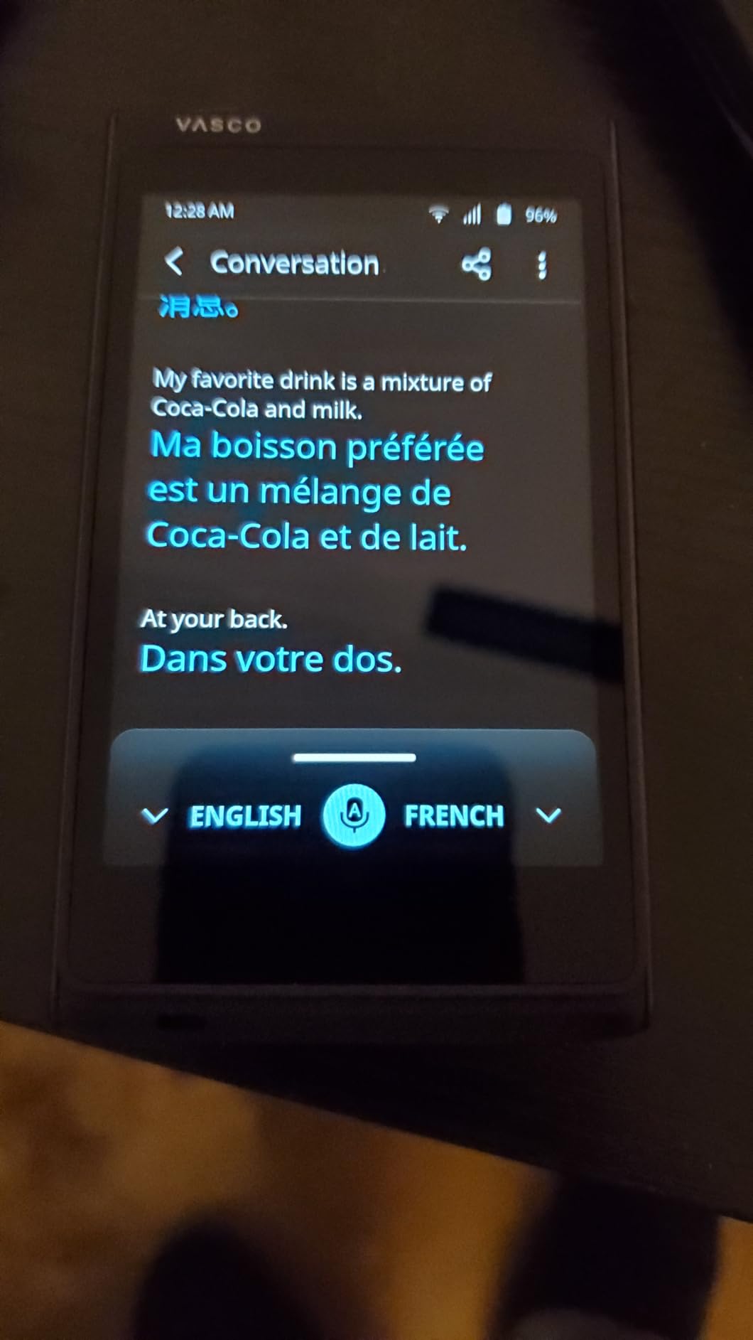 Vasco Translator Q1 | AI Voice Cloning Language Translator Device | 113 Languages | Free Lifetime Internet in Nearly 200 Countries | Phantom Black customer photo 2
