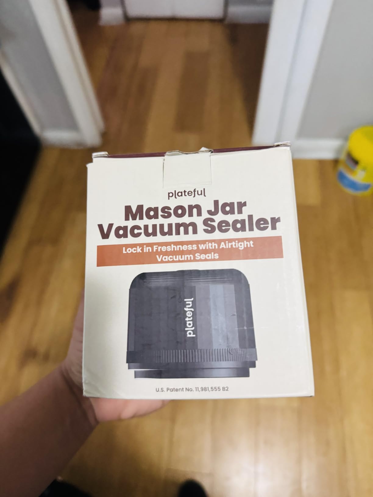 Plateful VacuFresh Vacuum Sealer for Mason Jars, Cordless, 10 Lids Included | Portable electric mason jar vacuum sealer kit for food storage. Fits wide mouth & regular mouth jars, opener & charger. customer photo 2