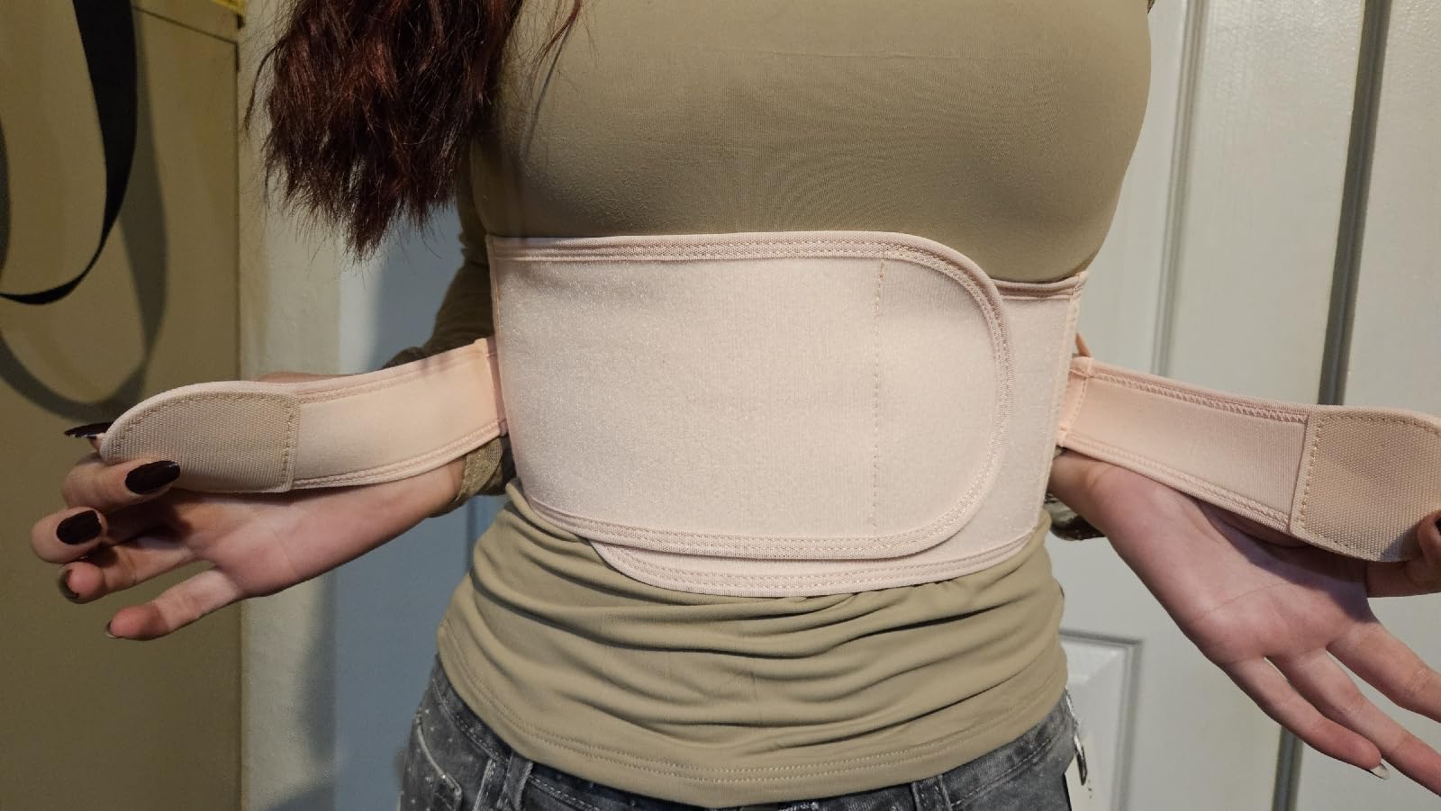 Kids Back Brace Posture Corrector for Boys Girls Teen Youth, Adjustable Upper Back Straightener Lumbar Support Belt for Children Teenager Hunchback Scoliosis Pain Relief Spine Corrector (Pink, Medium) customer photo 2