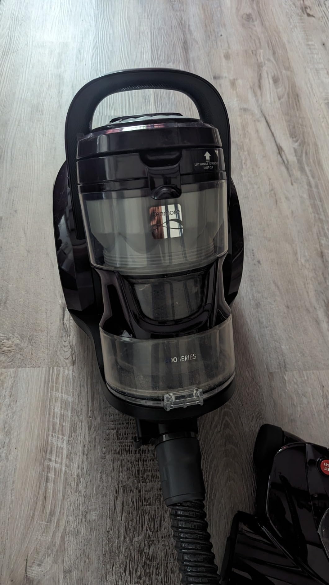 Kenmore 500 Series Bagless Canister Vacuum with Hair Eliminator Brushroll, 2-Motor Cyclonic Technology, HEPA Filtration, 24' Auto Cord Rewind for Pet, Carpets, Hard Floors, Stairs customer photo 1