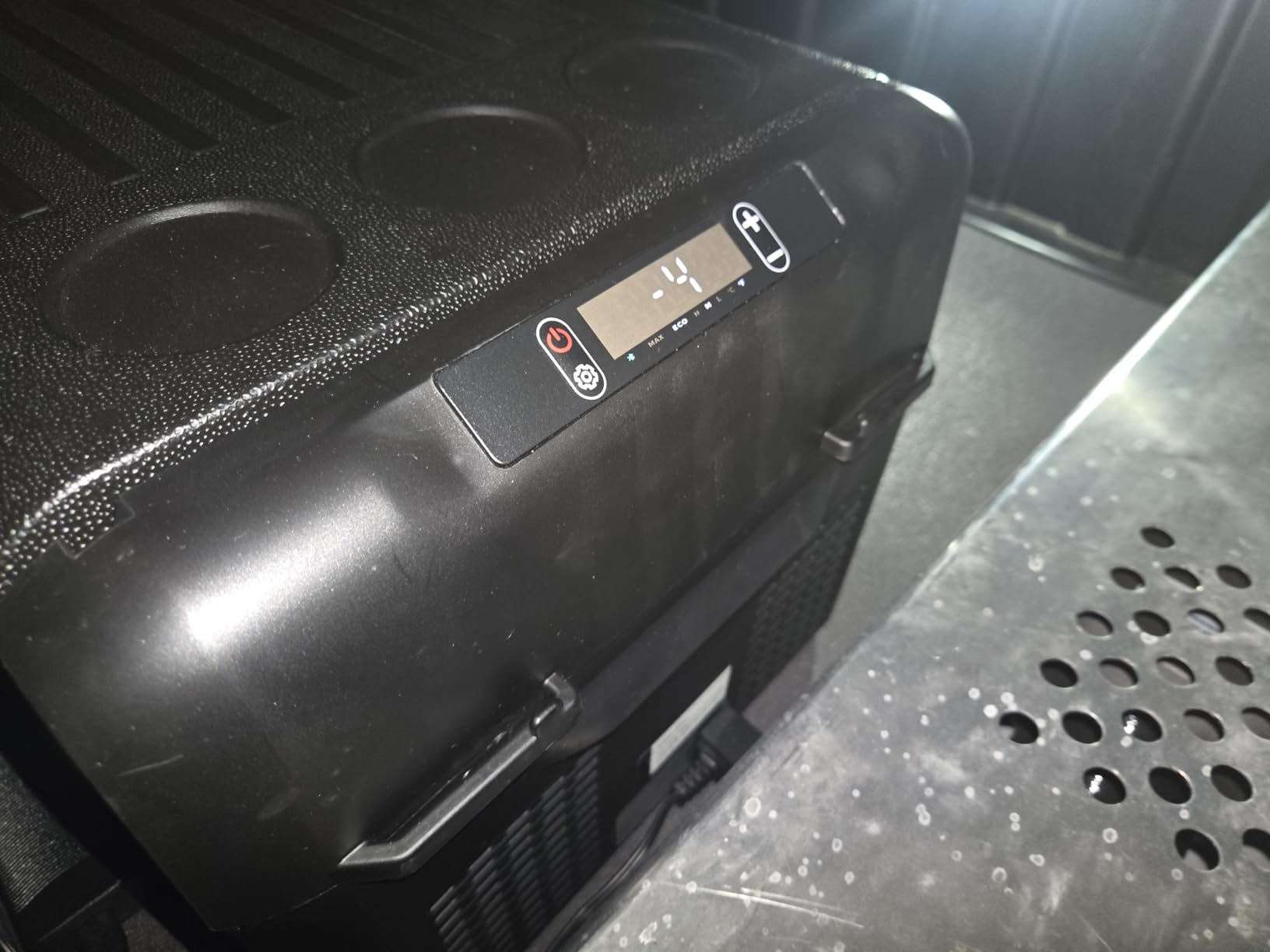 Feelfunn 12V Refrigerator 21QT Portable Freezer Electric Cooler Black | APP Control, Fast Cooling 15-Mins, -4F~68F Portable Fridge 12/24V DC & 110-240V AC for Truck, RV, Van, Camping & Road Trip customer photo 1