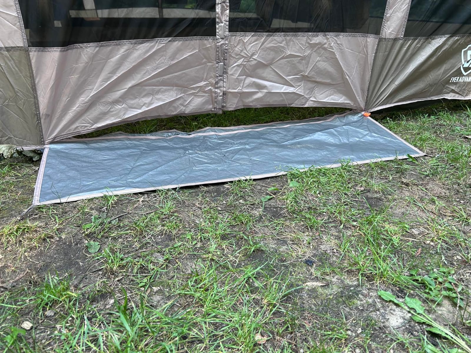 EVER ADVANCED Magnetic Screen House Room 11x9ft, Hands-Free Entry, Screenhouse with Sun Protection for Camping & Picnic, 11x9ft Camping Tent Canopy Shelter with Mesh customer photo 1