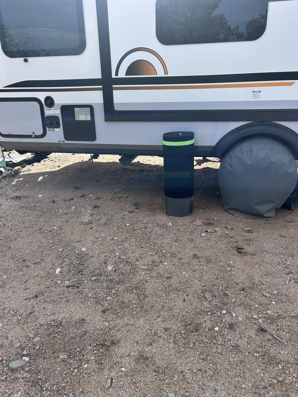 RV Skirting for Winter - RV Skirt with Waterproof Felt, All-Weather Protection Barrier for Motorhomes and Trailers, Easy-Install Windproof Snow Rain Guard Night Reflective Strips (72.2ft x 2.6ft) customer photo 1