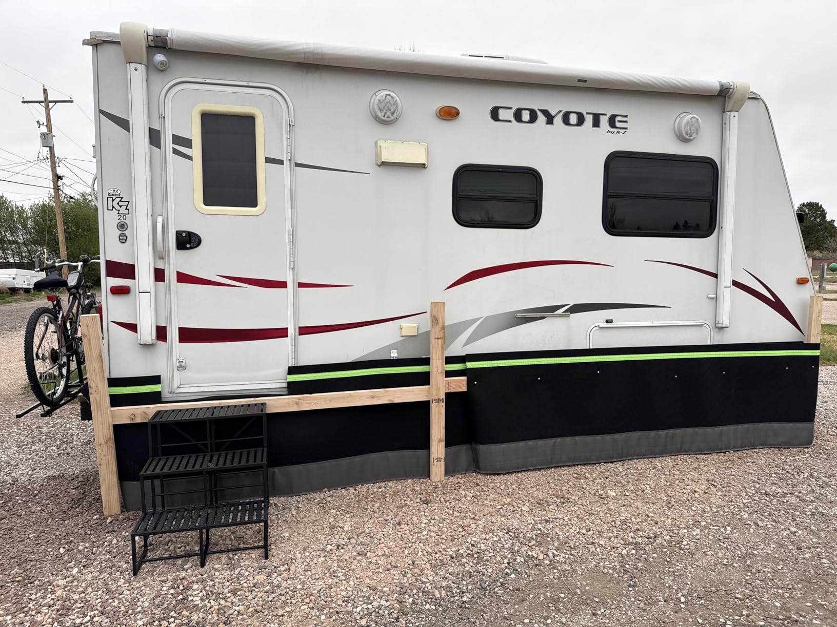 RV Skirting for Winter - Heavy Duty Insulated for Travel Trailer, 5th Wheel | Truck Camper Skirt Kit, All-Weather Snow Protection, Windproof & UV Resistant for Class A B C Motorhome, 2.6 Ft x 59 Ft customer photo 1