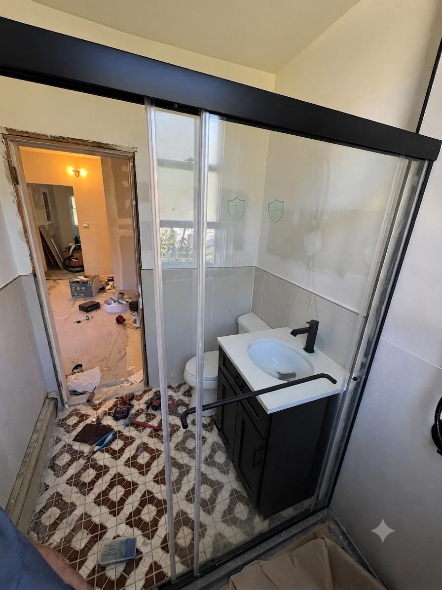 Royal Guard Double Sliding Shower Door, 56-60