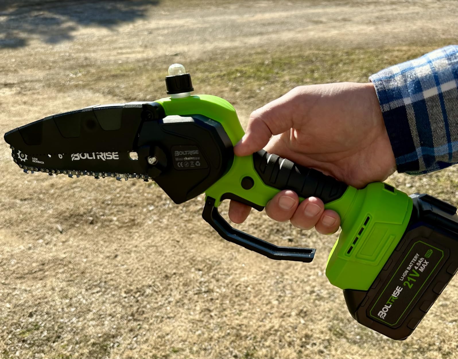 3-in-1 Electric Pole Saw, 8 Inch & 6 Inch Mini Chainsaw with Extension Pole customer photo 2