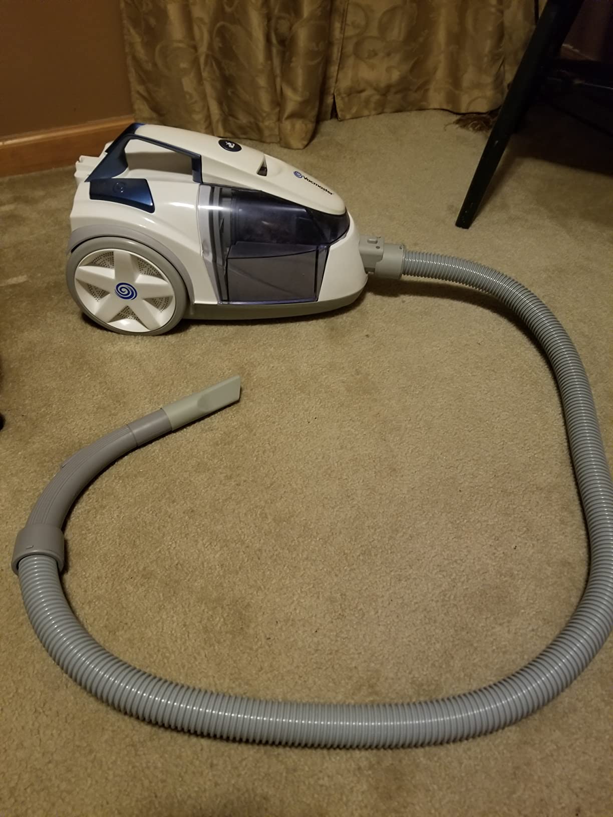 Vacmaster Ultra Silent Bagless Canister Vacuum CC0501, 60dB Quiet Powerful Suction, Carpet and Hard Floor Scrubber, HEPA Cleaner Machine, 16ft Retractable Cord customer photo 1