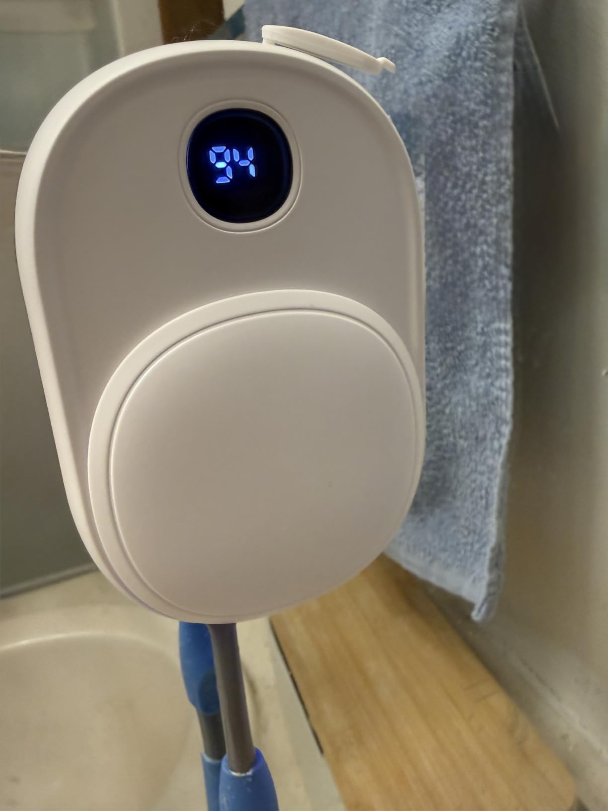 UV Toothbrush Sanitizer Holder Wall Mounted for Bathroom, Travel Toothbrush Case Design, Electric Toothbrush Holder with UVA+UVC Light & Fan Drying, USB Rechargeable Toothbrush Cleaner customer photo 1