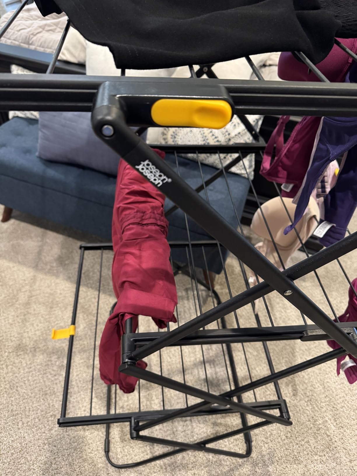 Joseph Joseph AirFrame 3-Tier Folding Clothes Drying Rack, Space Saving customer photo 2