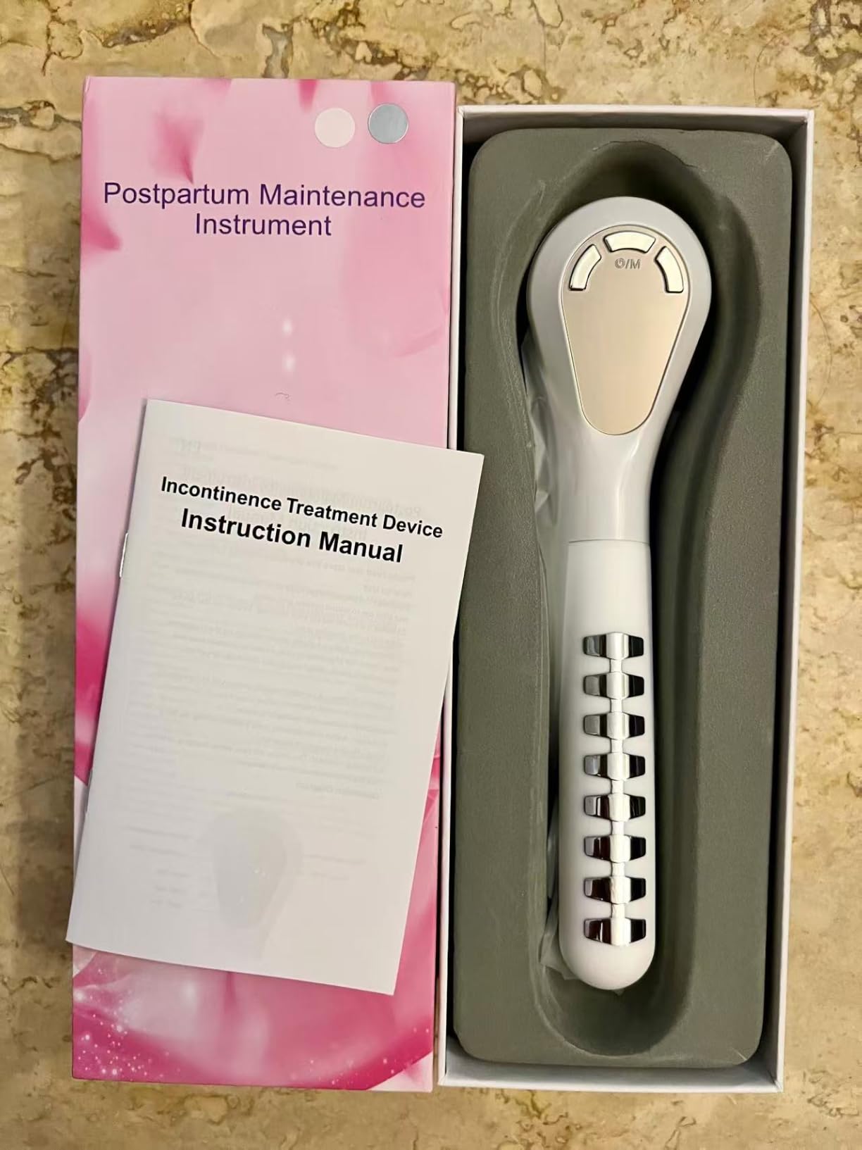 Pelvic Muscle Trainer Incontinence Treatment Device Electric Kegel Exerciser for Women Pelvic Floor Muscle Strengthening Stimulator for Bladder Control and Postpartum Recovery customer photo 1